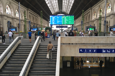 Cicamosdás a Keleti pályaudvar épületében (GALÉRIA)