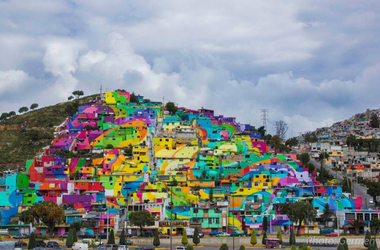 A hatalmas freskó, ami varázslatossá tett egy mexikói környéket