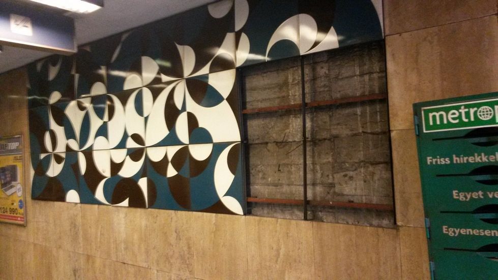Újpest-Városkapu metrómegálló - Fotó: Lukács Máté