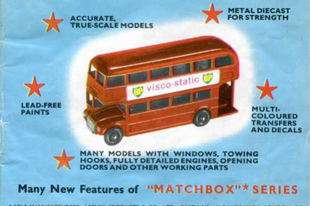 Matchbox katalógus 1958