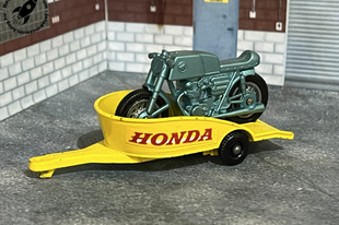Matchbox Honda Motorcycle and Trailer