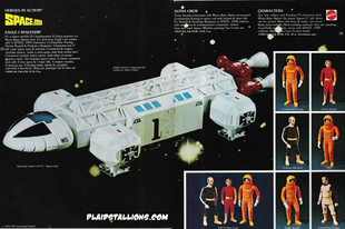 Space 1999 Mattel katalógus 1976-77