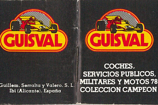 Guisval Campeón Pocket Catalog 1978