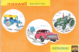 Maxwell Mini Auto Toys katalógus 1968