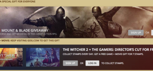 Ingyen Mount & Blade és The Witcher 2 a GOG.com-on!