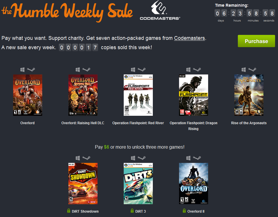 The Humble Weekly Sale - Codemasters.PNG