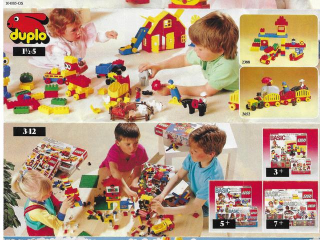 Általános Lego insert 1988-ból
