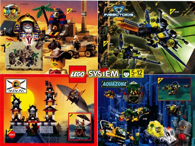 Amerikai Lego Insert 1998-ból