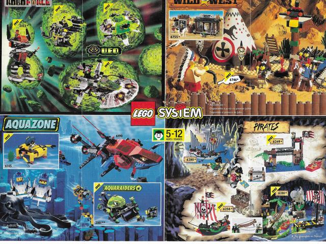 Amerikai Lego insert 1997-ből