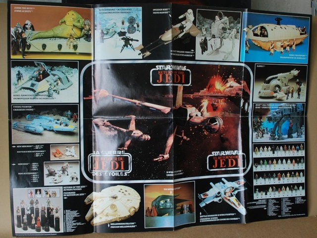 Európai Vintage Star Wars katalógusok/ insertek