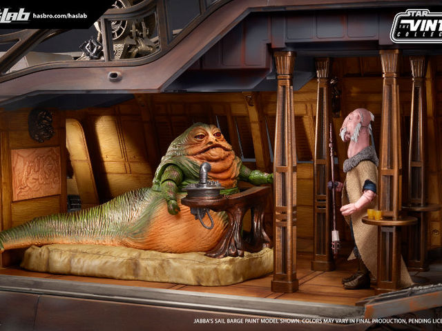 A Vintage Collection Jabba's Sail Barge megvalósul