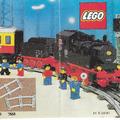 Kihajtogatható Lego Train insert 1980-ból