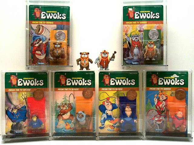 A kiadatlan Ewoks figurák