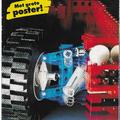 Kihajtogatható holland Lego Technic poszter 1988-ból