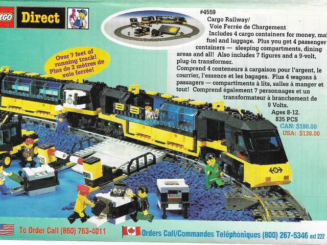 1998-as Lego Direct katalógus Észak-Amerikából