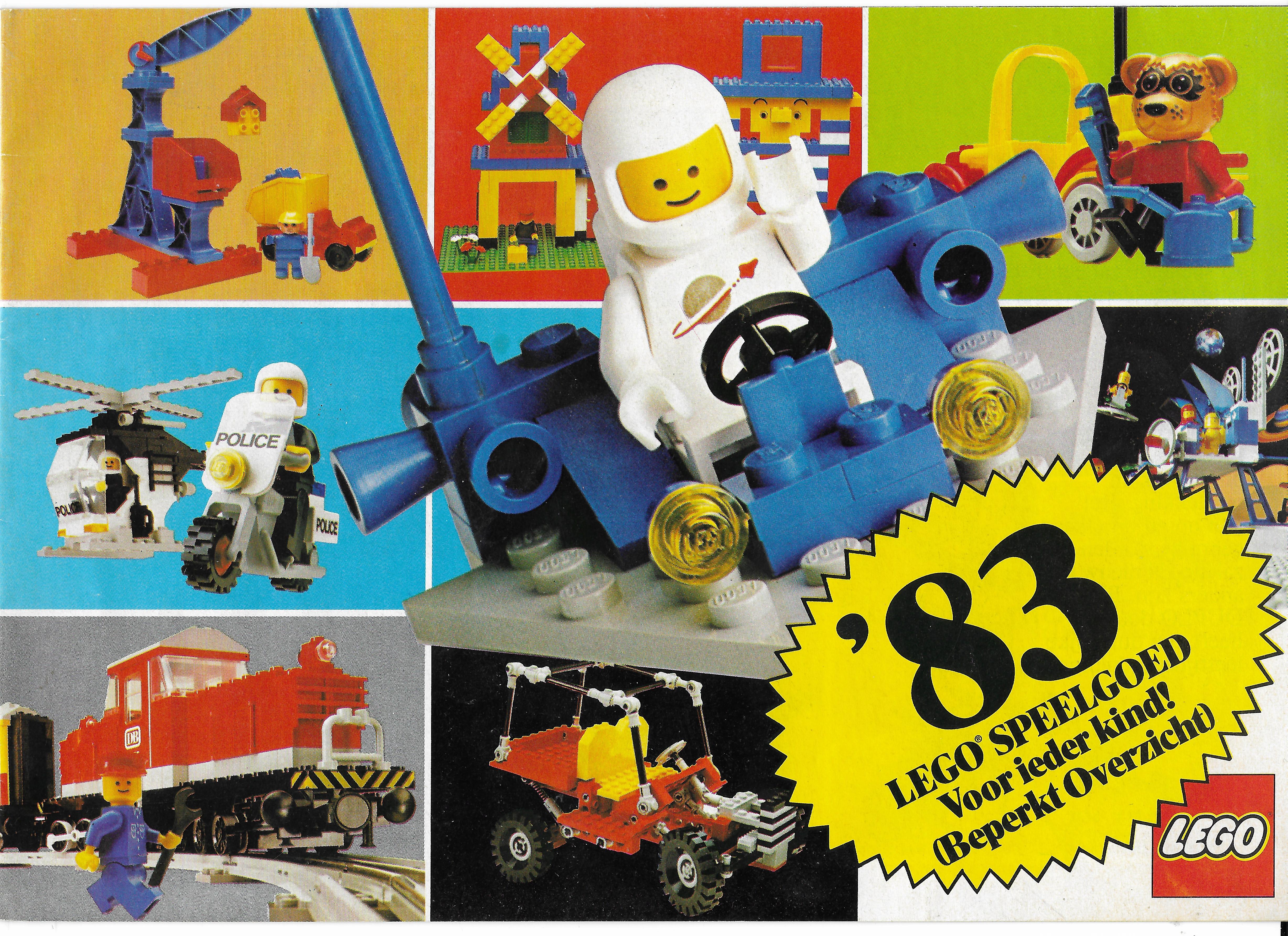 16 oldalas holland Lego katalógus 1983-ból