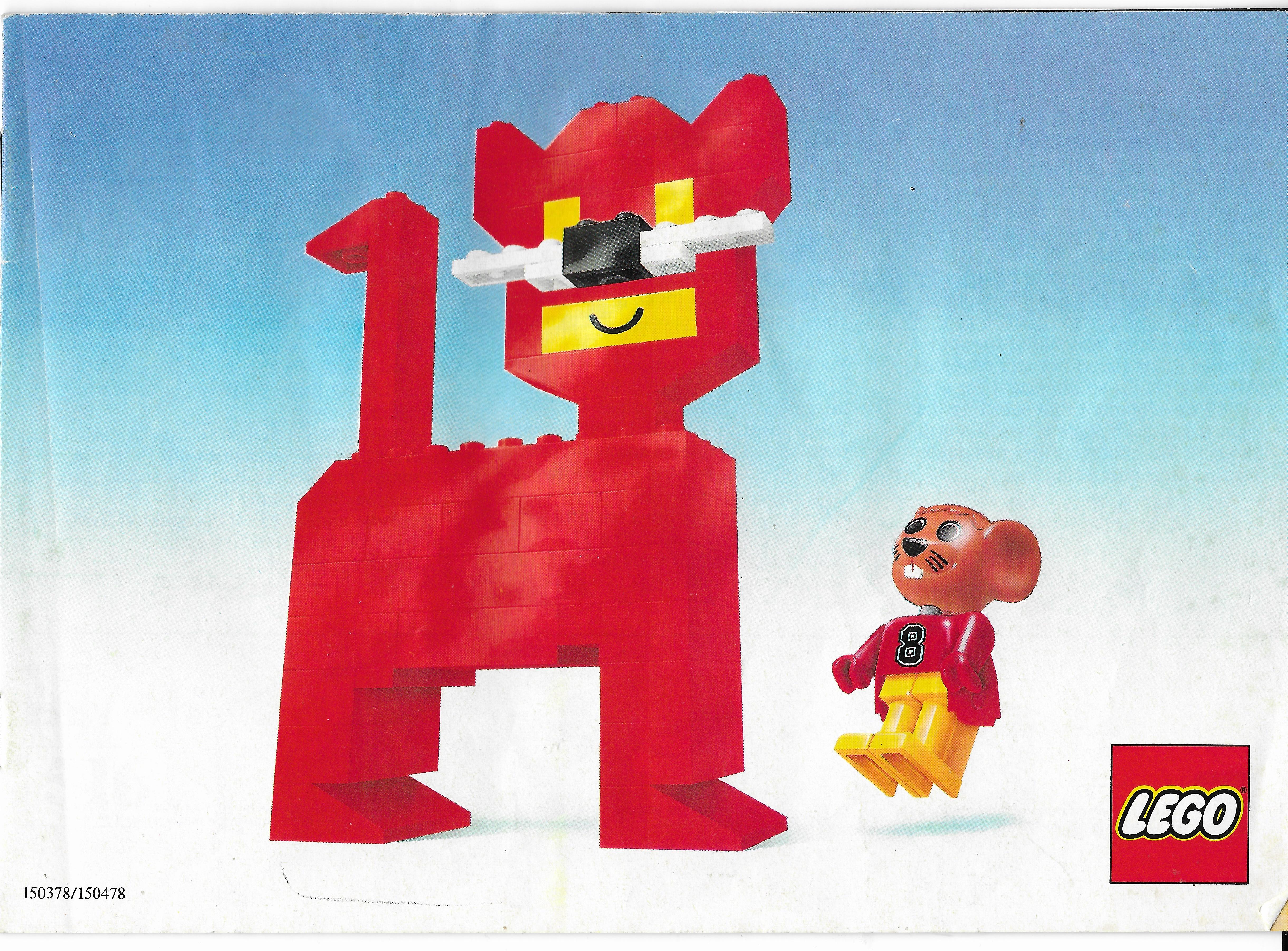 Nyugat-európai Lego katalógus 1987-ből