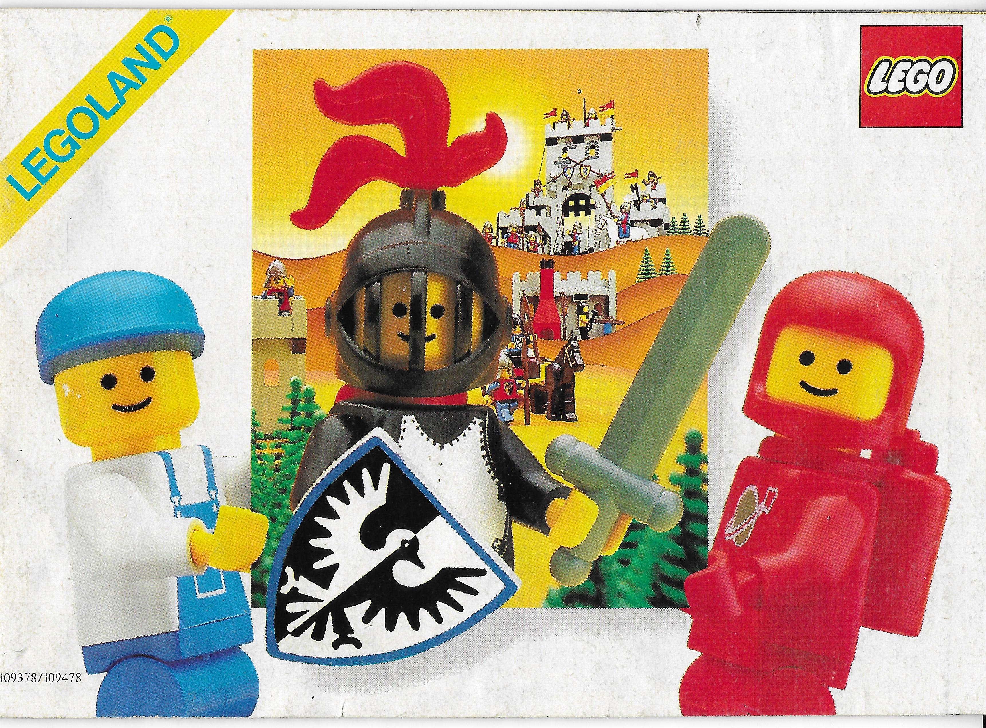 Kisméretű, Nyugat-Európai Lego katalógus 1985-ből