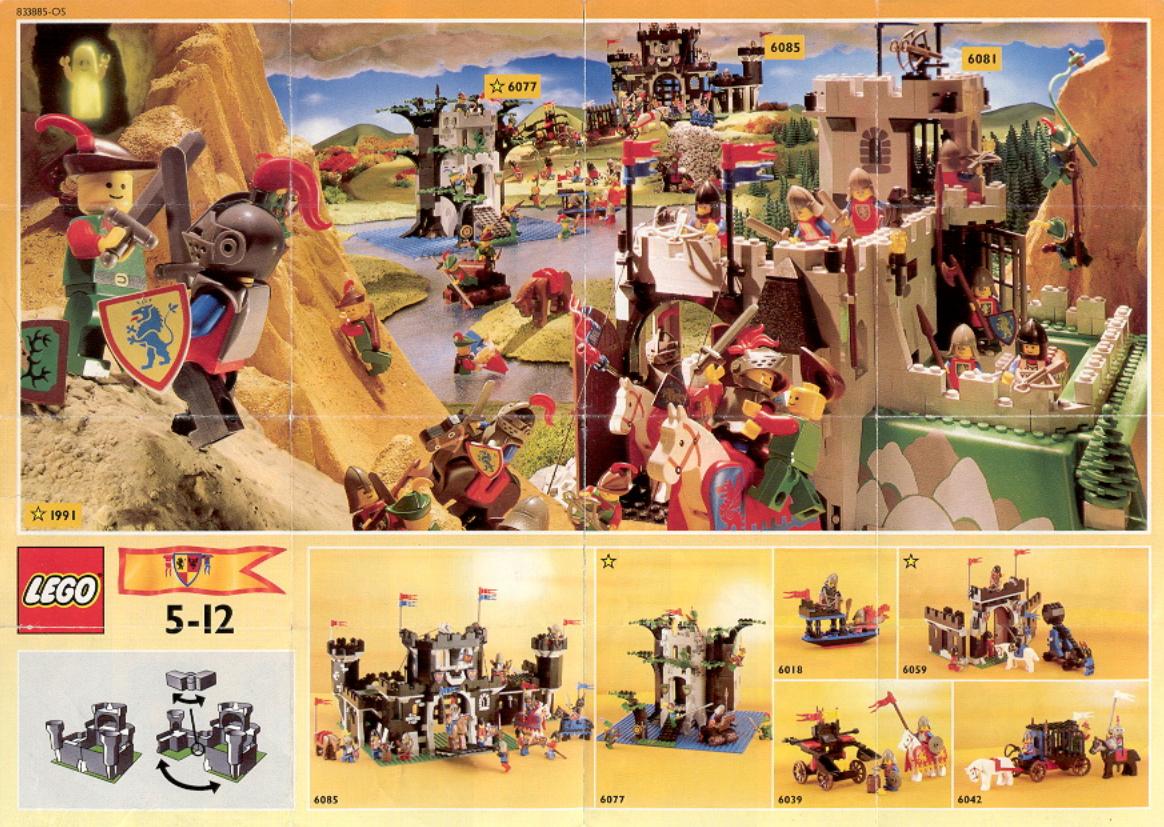 Lego Castle Insert 1991-ből