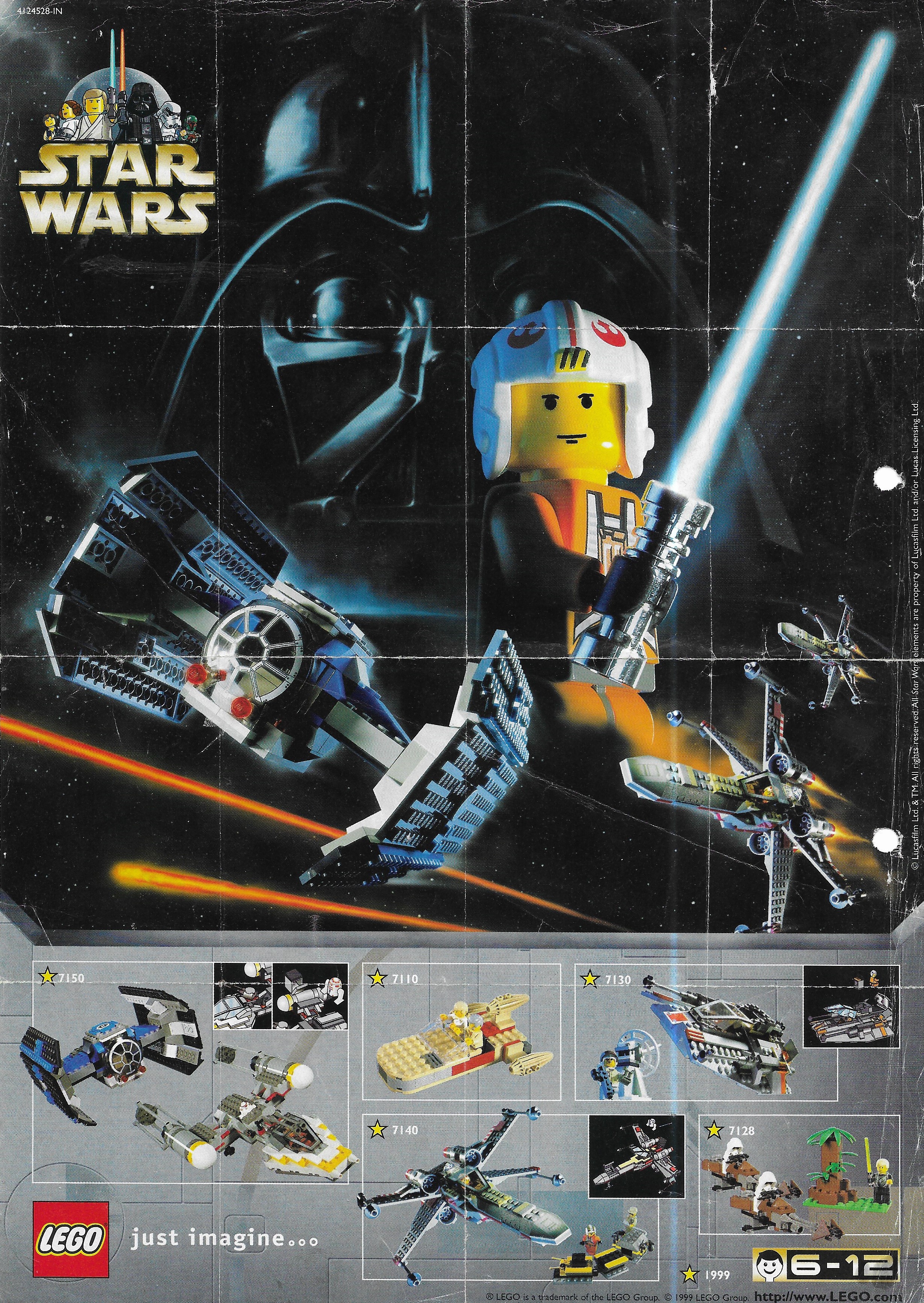 Egy másik Lego Star Wars insert 1999-ből