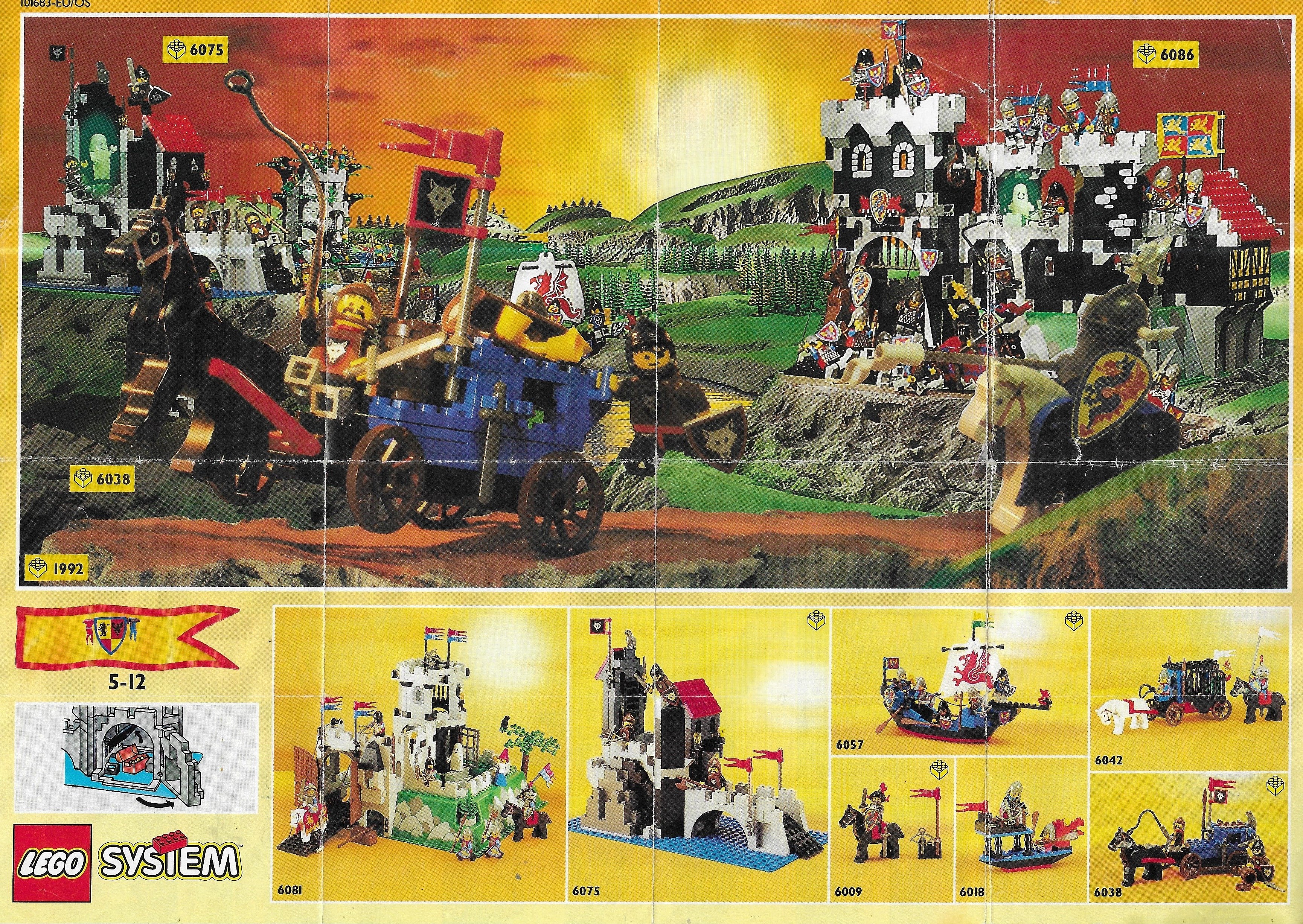 Lego Castle Insert 1992-ből