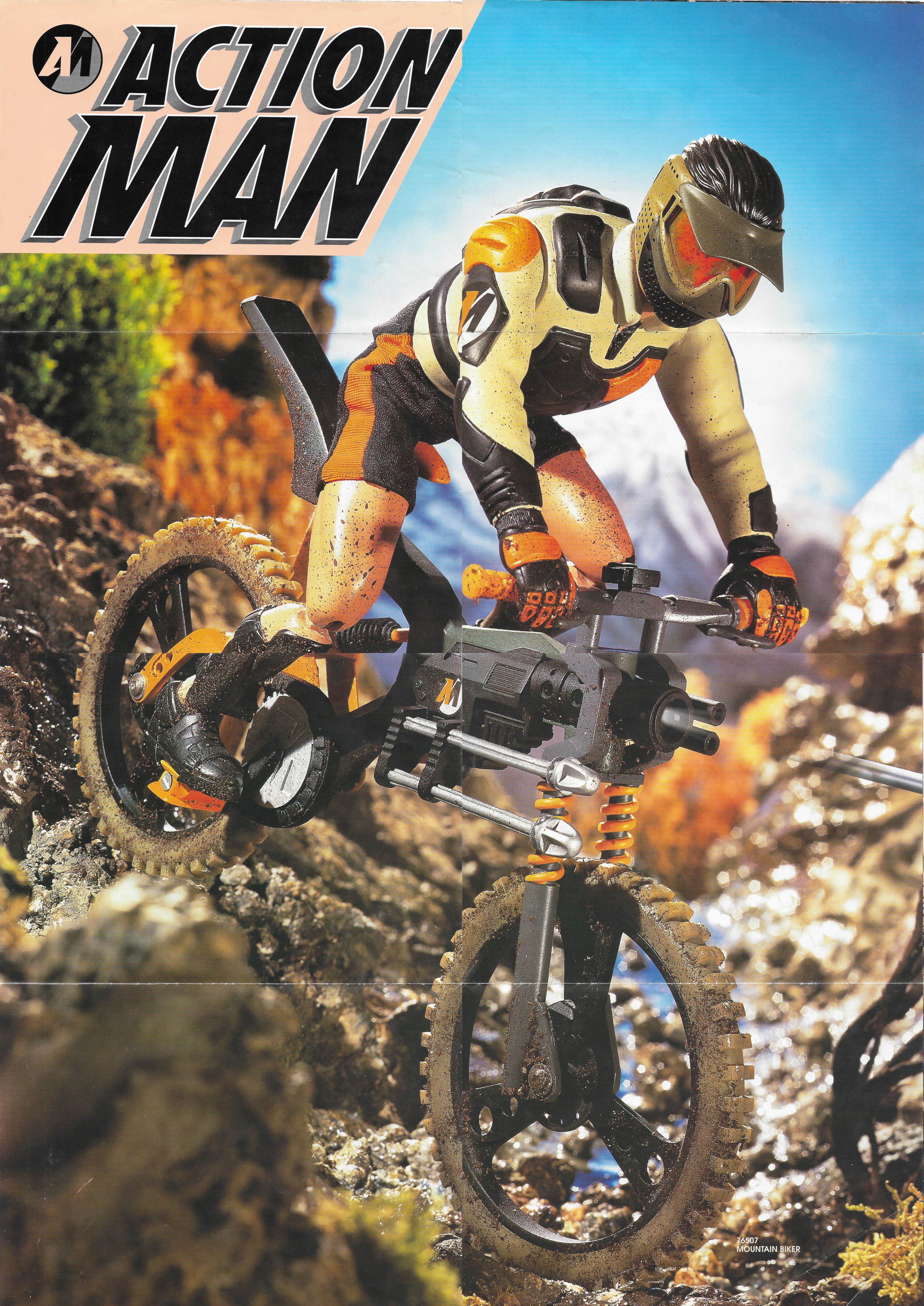 Action Man poszter a 90-es évek végéről