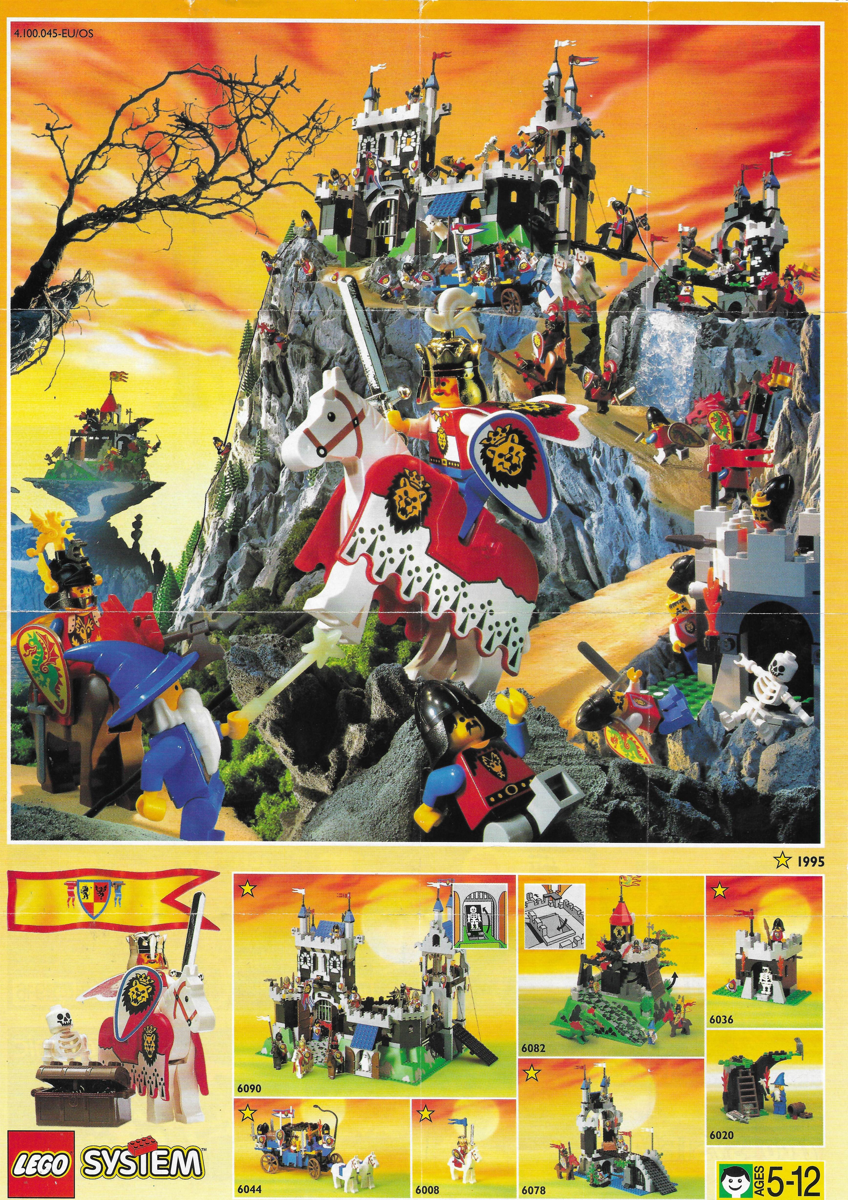 Lego Castle insert 1995-ből