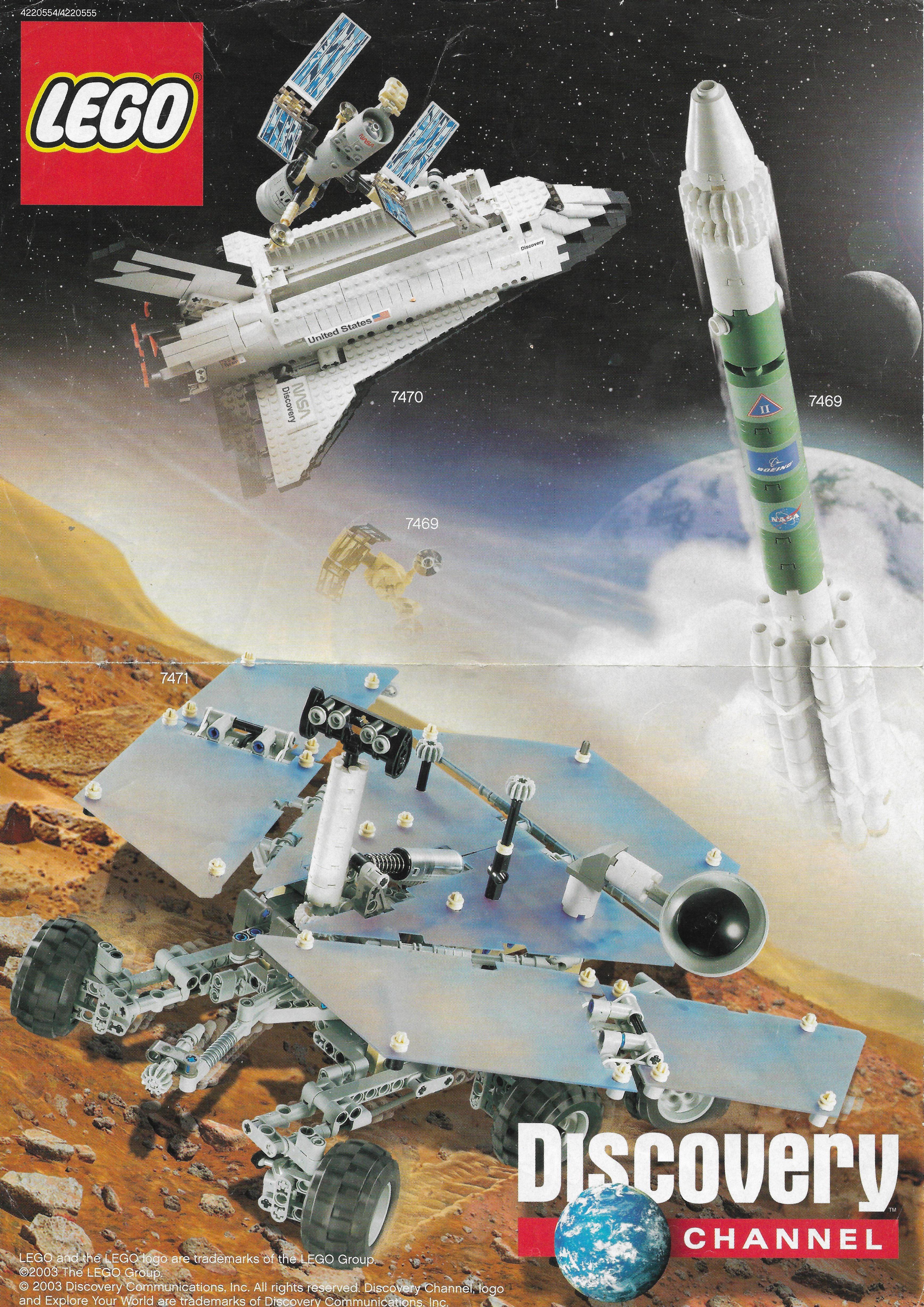 2003-as Lego Discovery Insert