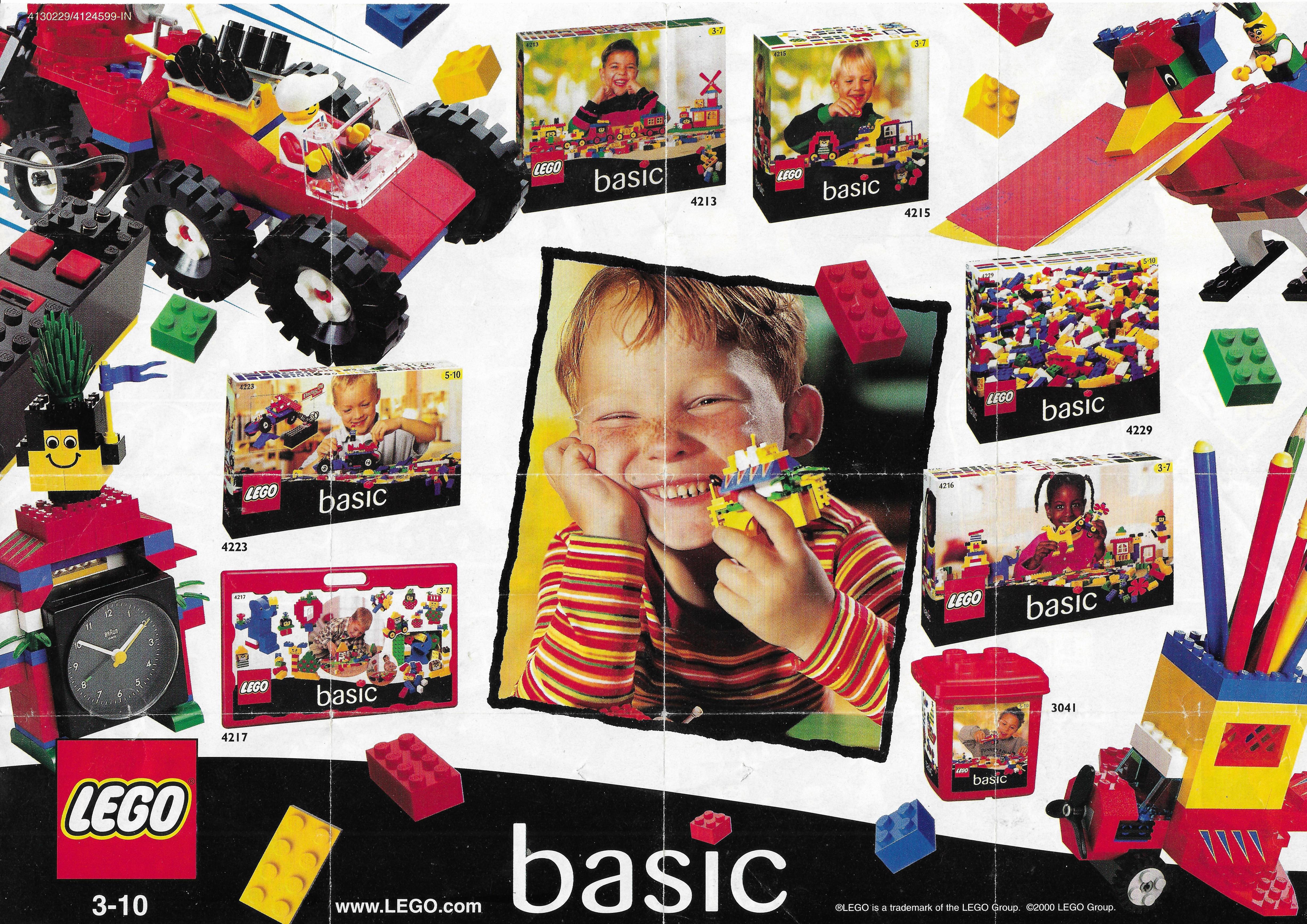 Lego Basic insert 2000-ből
