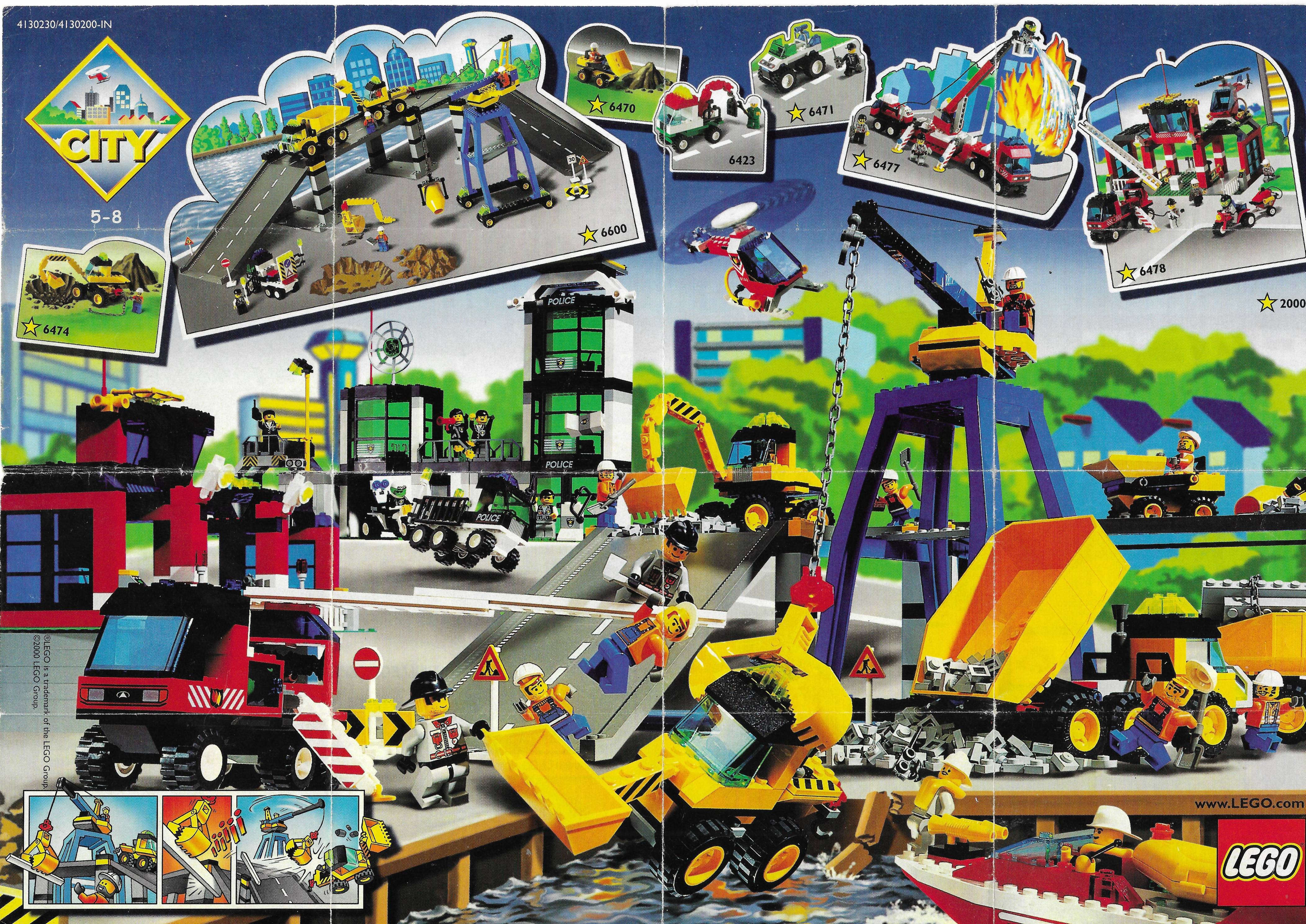 Lego City insert 2000-ből