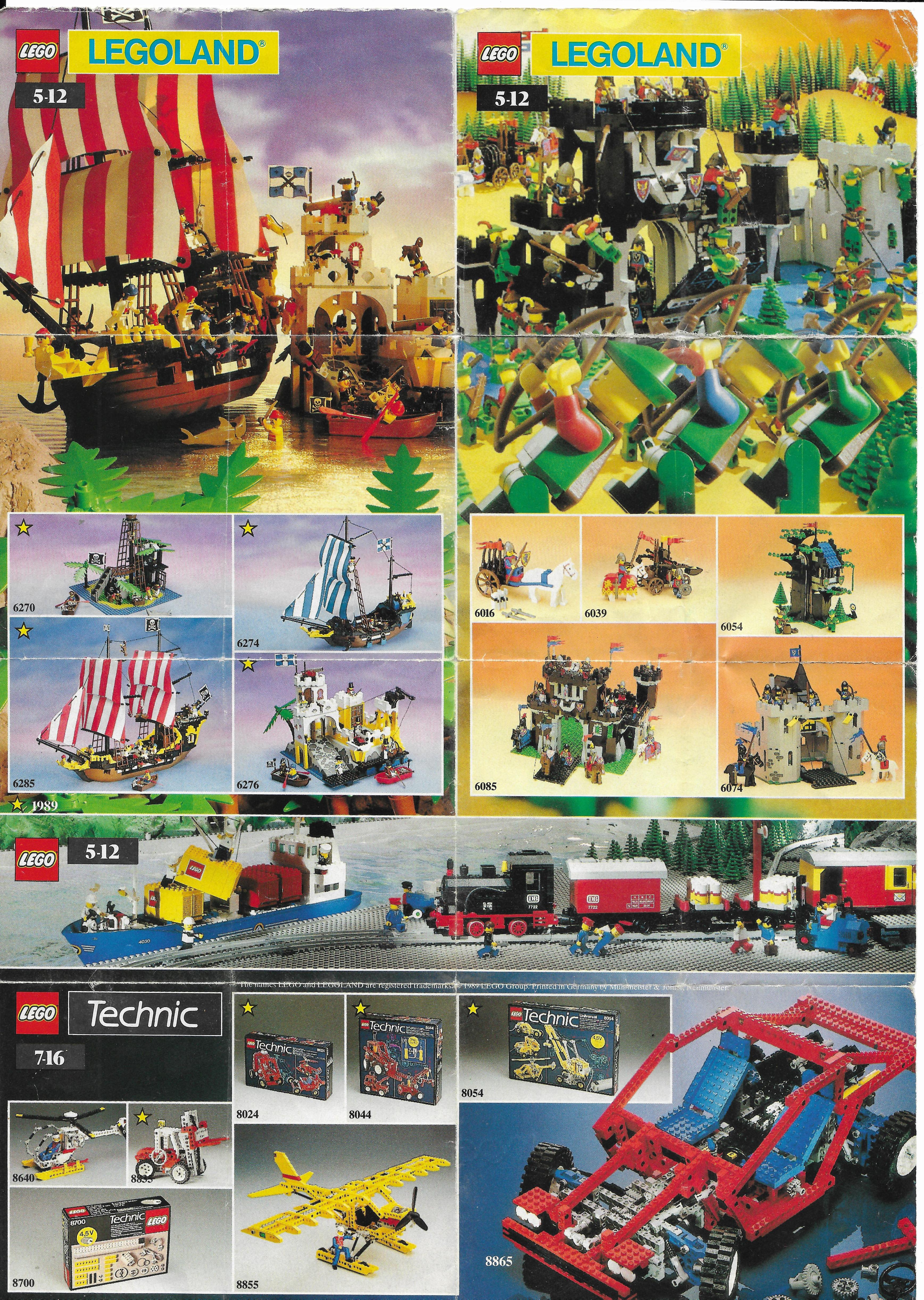 Egy általános Lego insert 1989-ből
