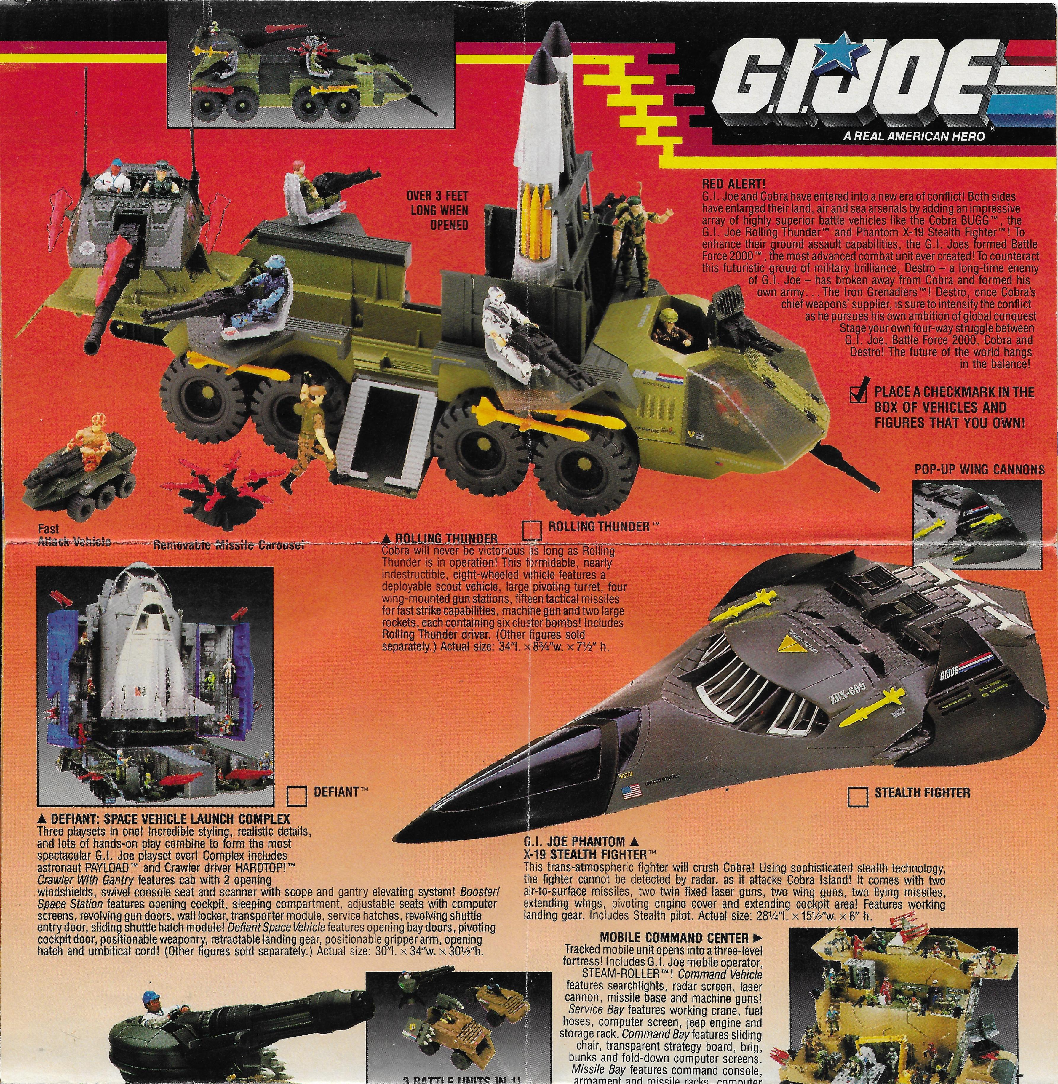 1988-as amerikai G.I.Joe katalógus