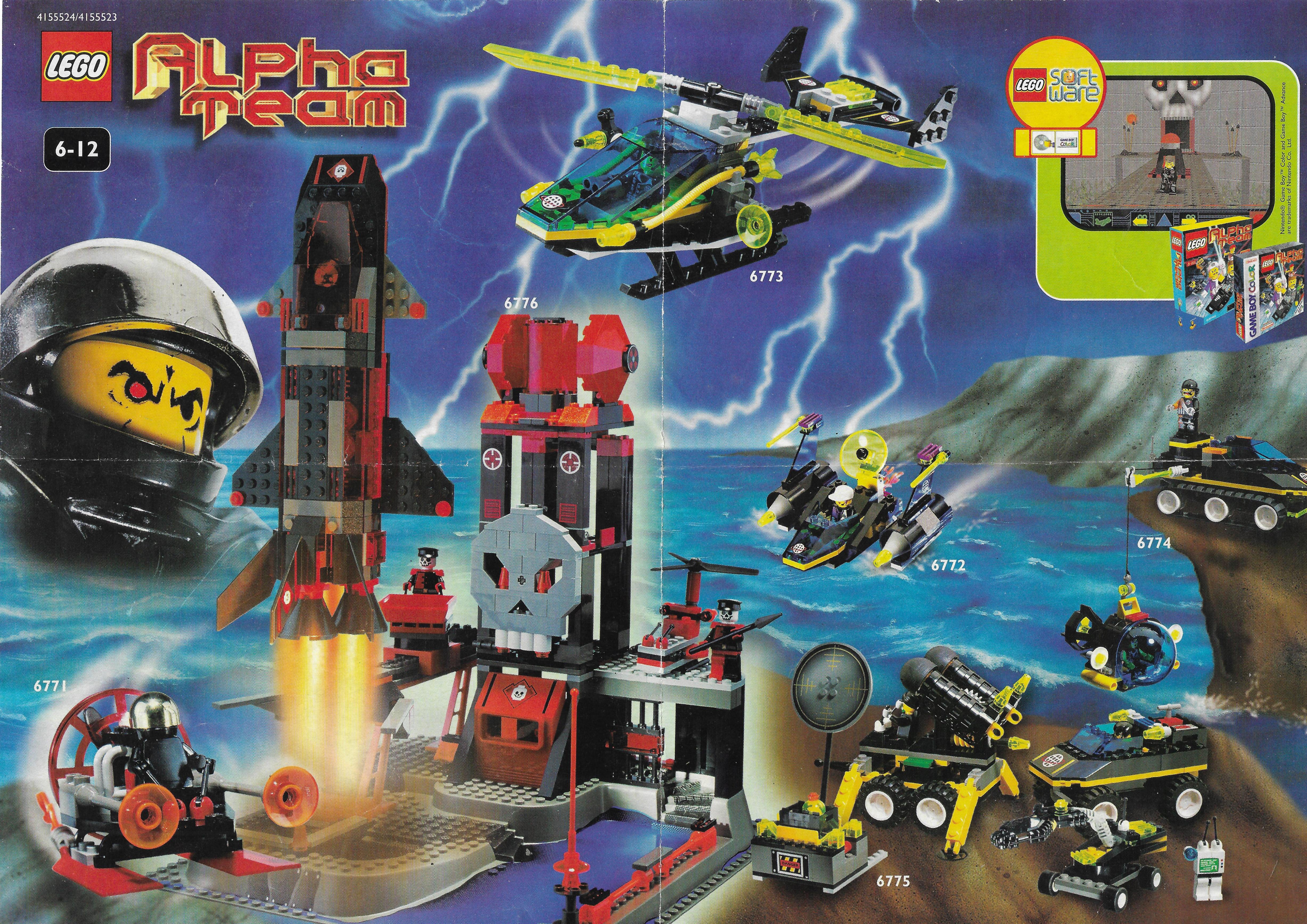 2001-es Lego Alpha Team insert