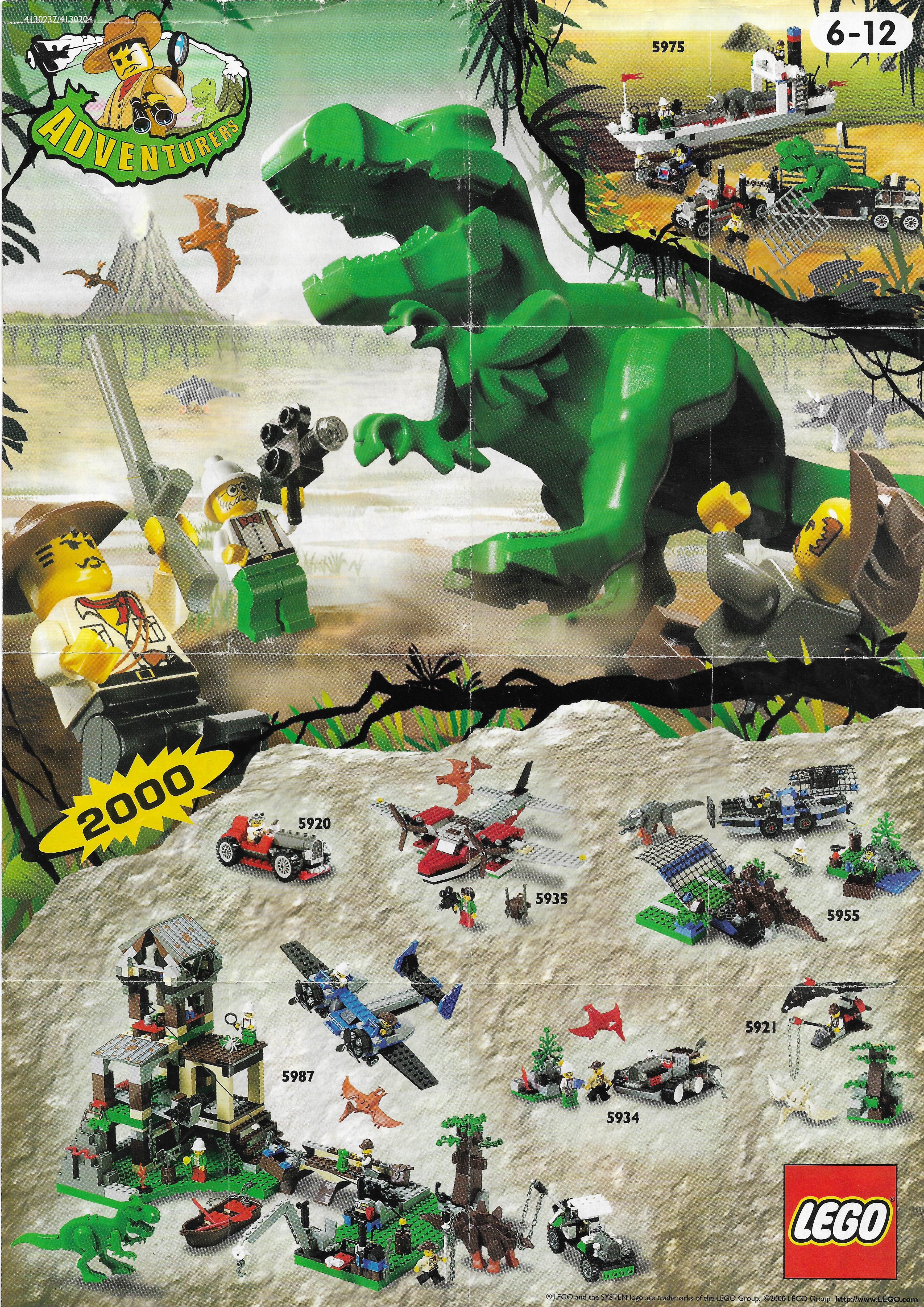 Lego Adventurers insert 2000-ből