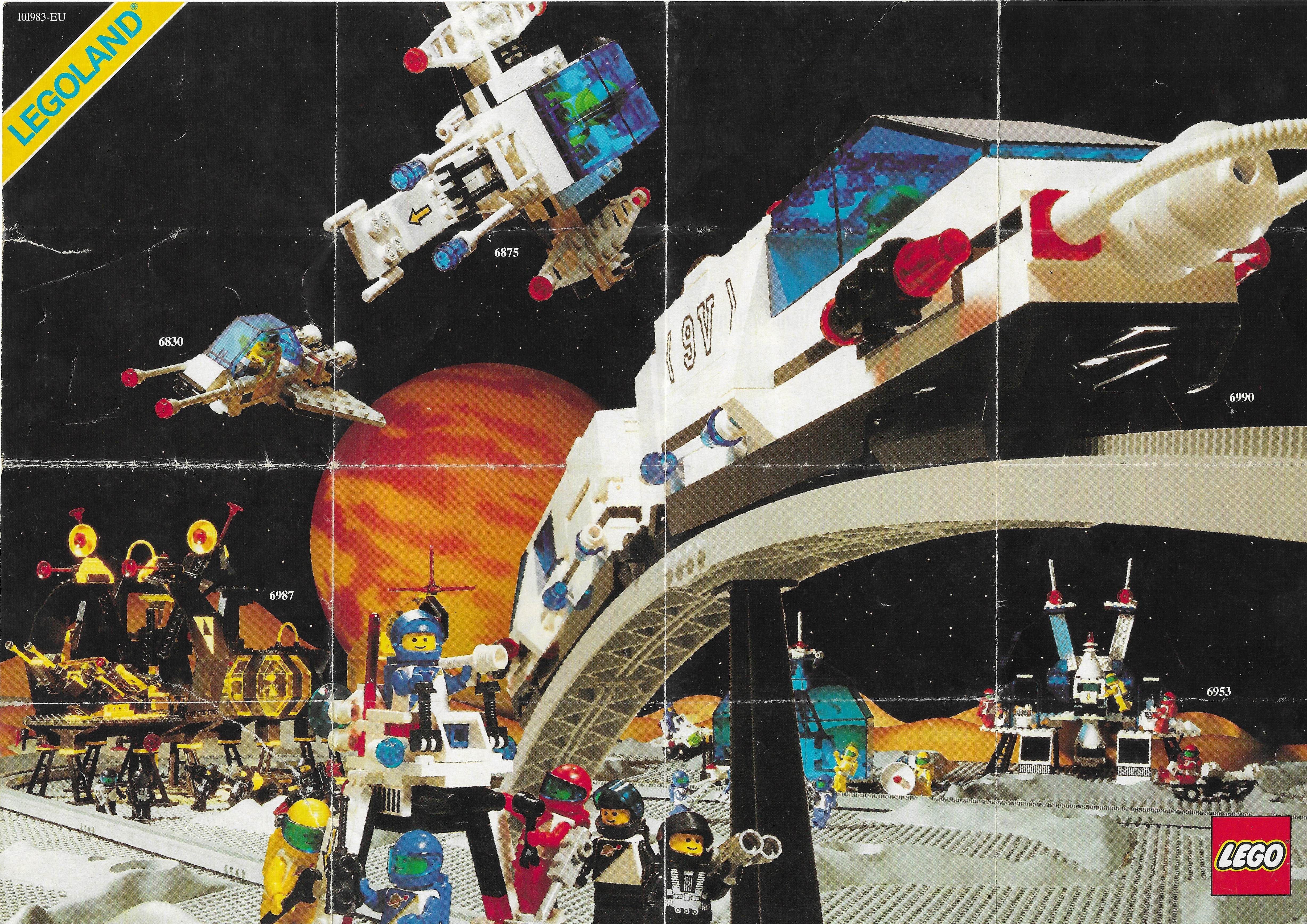 Lego Space insert 1988-ból