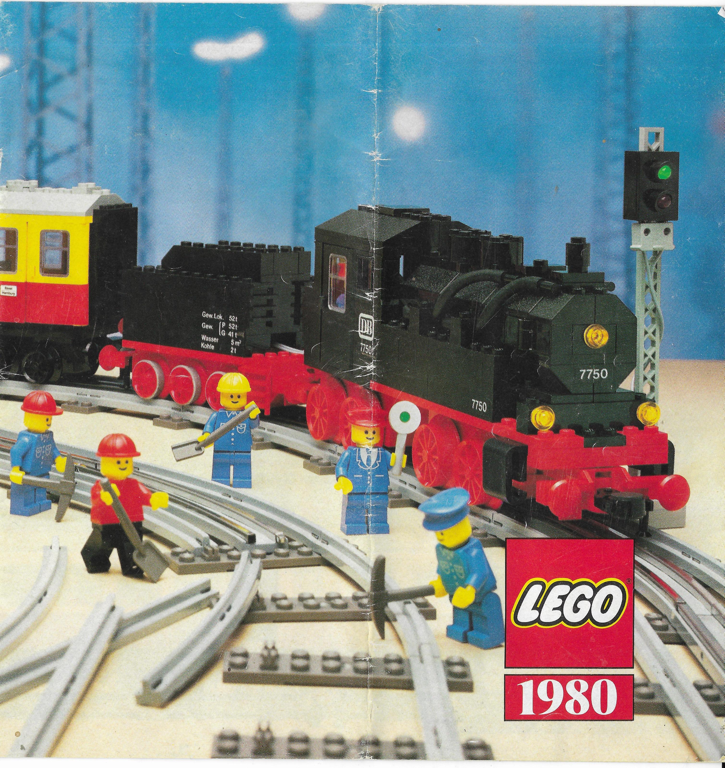 Nyugat-Európai Lego Train katalógus 1980-ból
