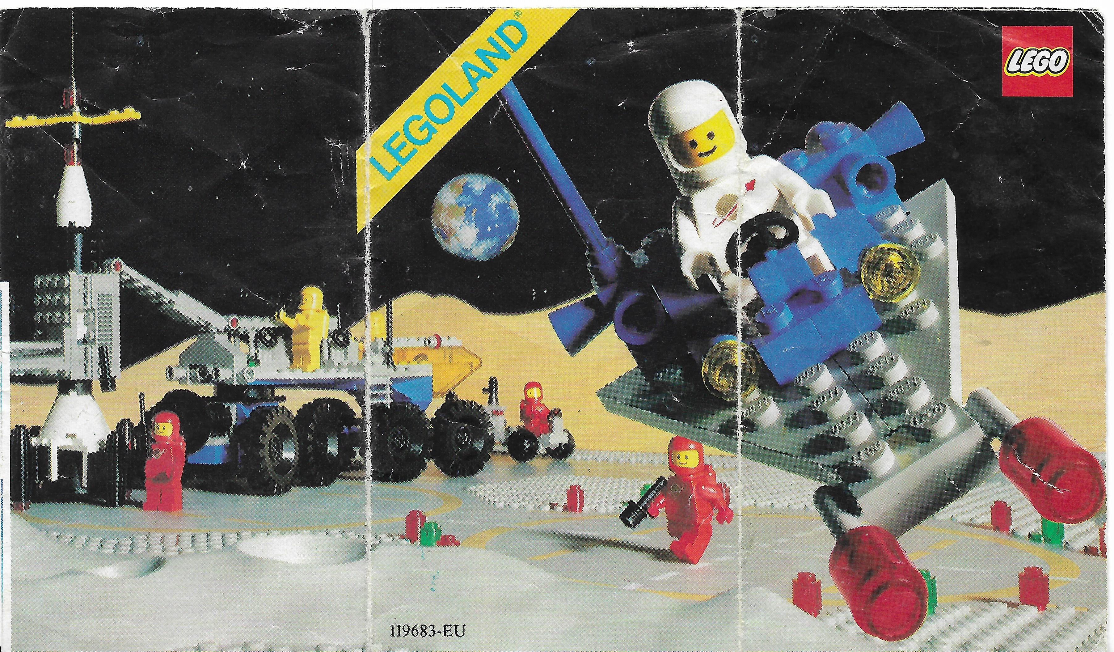 Kihajtogatható Lego Space insert 1983-ból