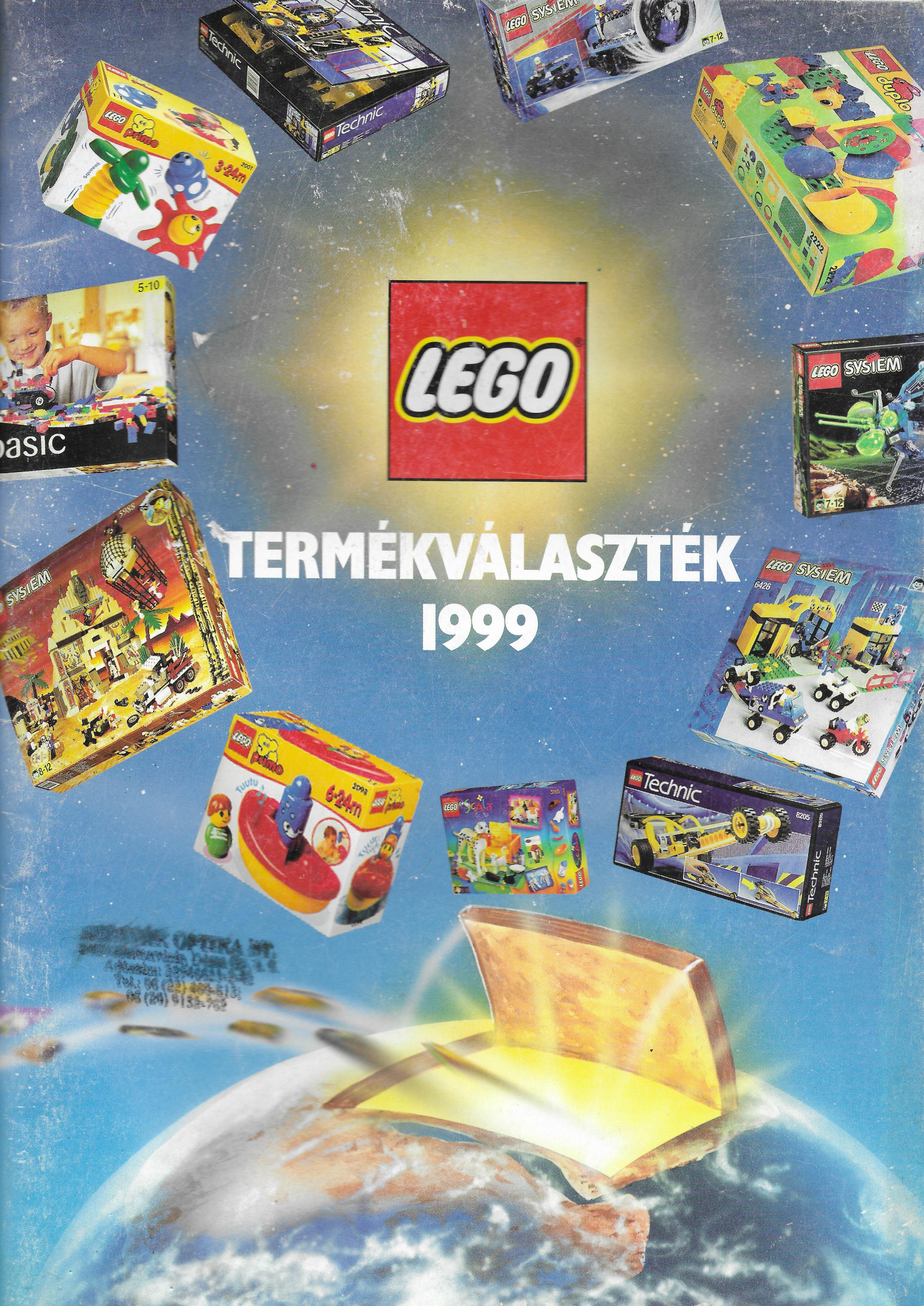 Magyar kereskedőknek szóló Lego katalógus 1999-ből