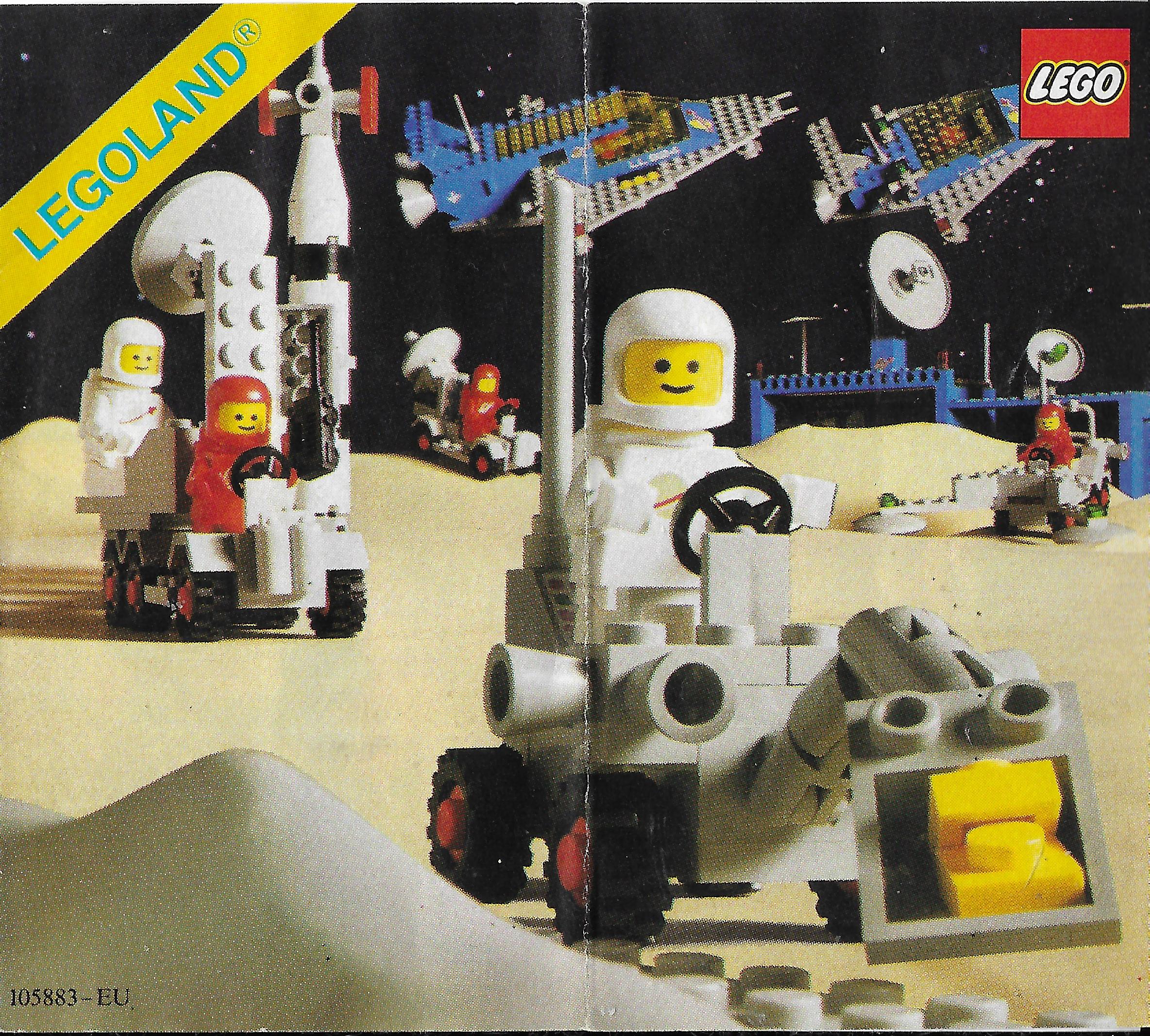 Kihajtogatható Lego Space insert 1980-ból