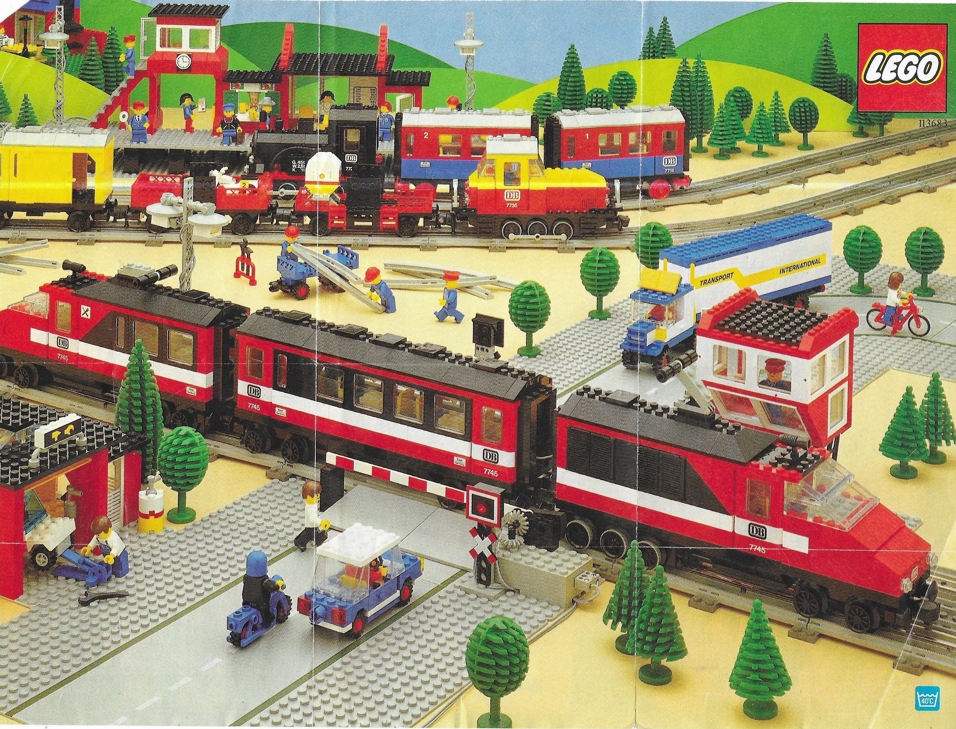 Lego Train Insert 1986-ból