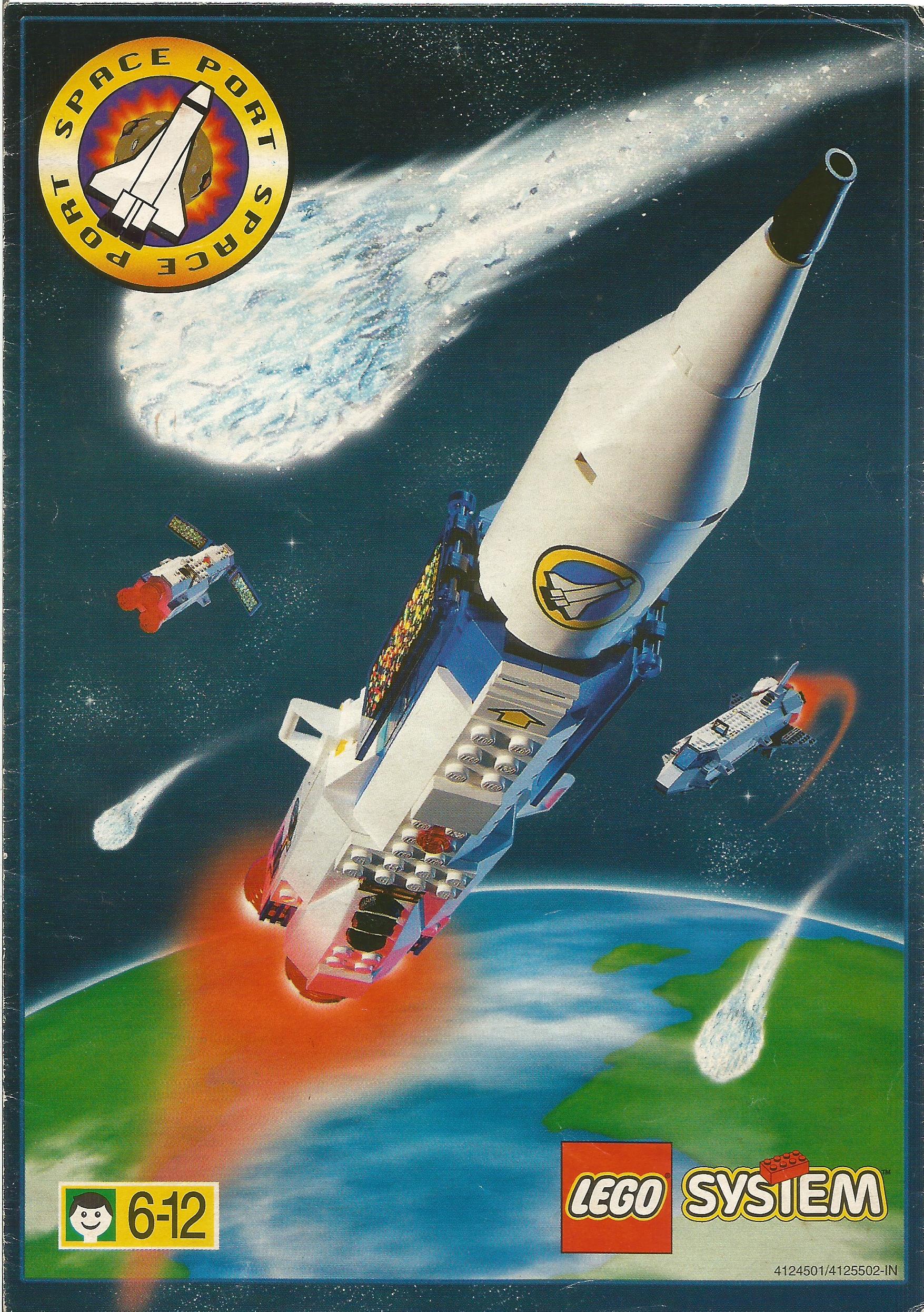 Lego System űrhajós, kihajtogatható katalógus 1999-ből