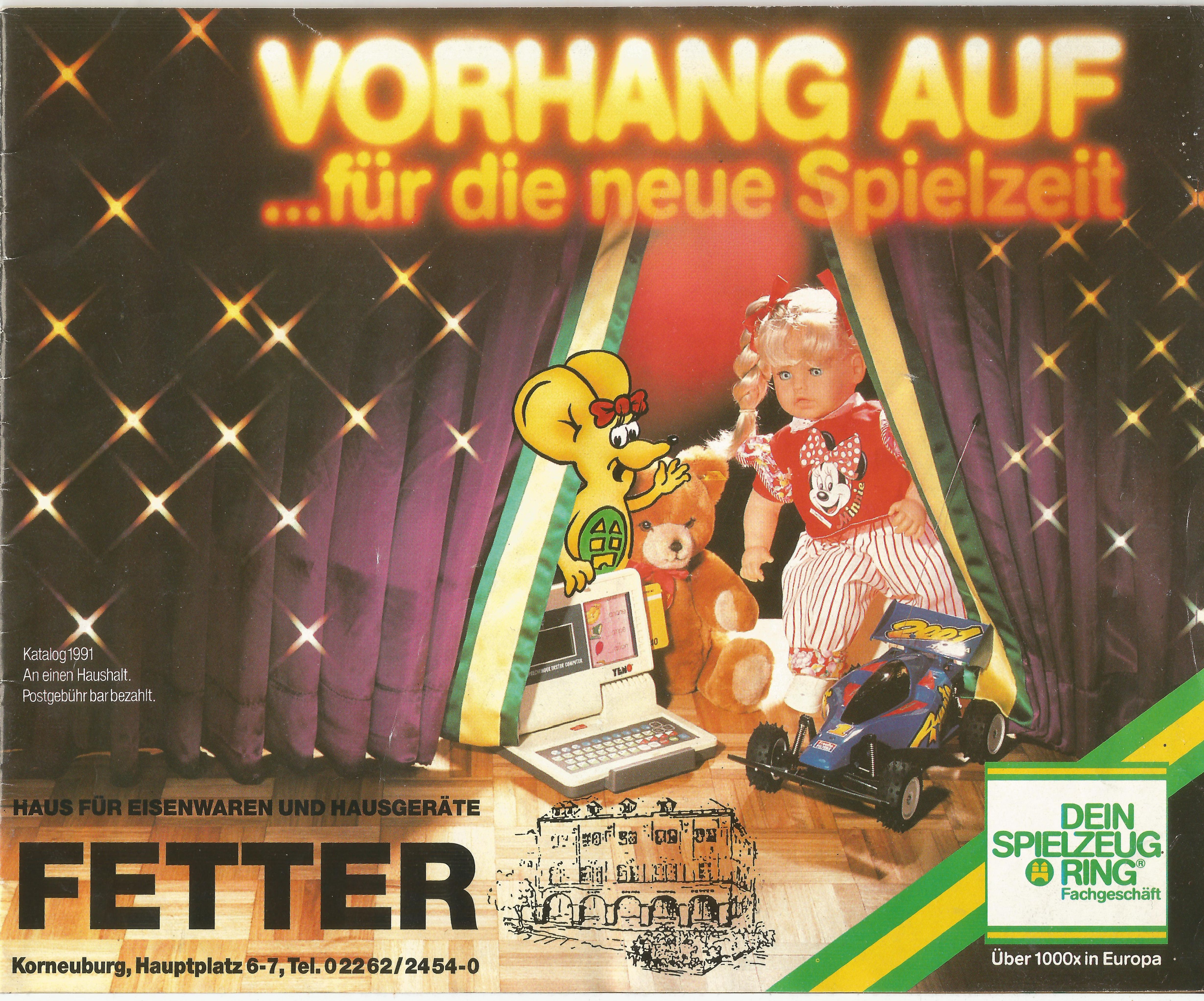 1991-es osztrák Spielzeug Ring játékkatalógus