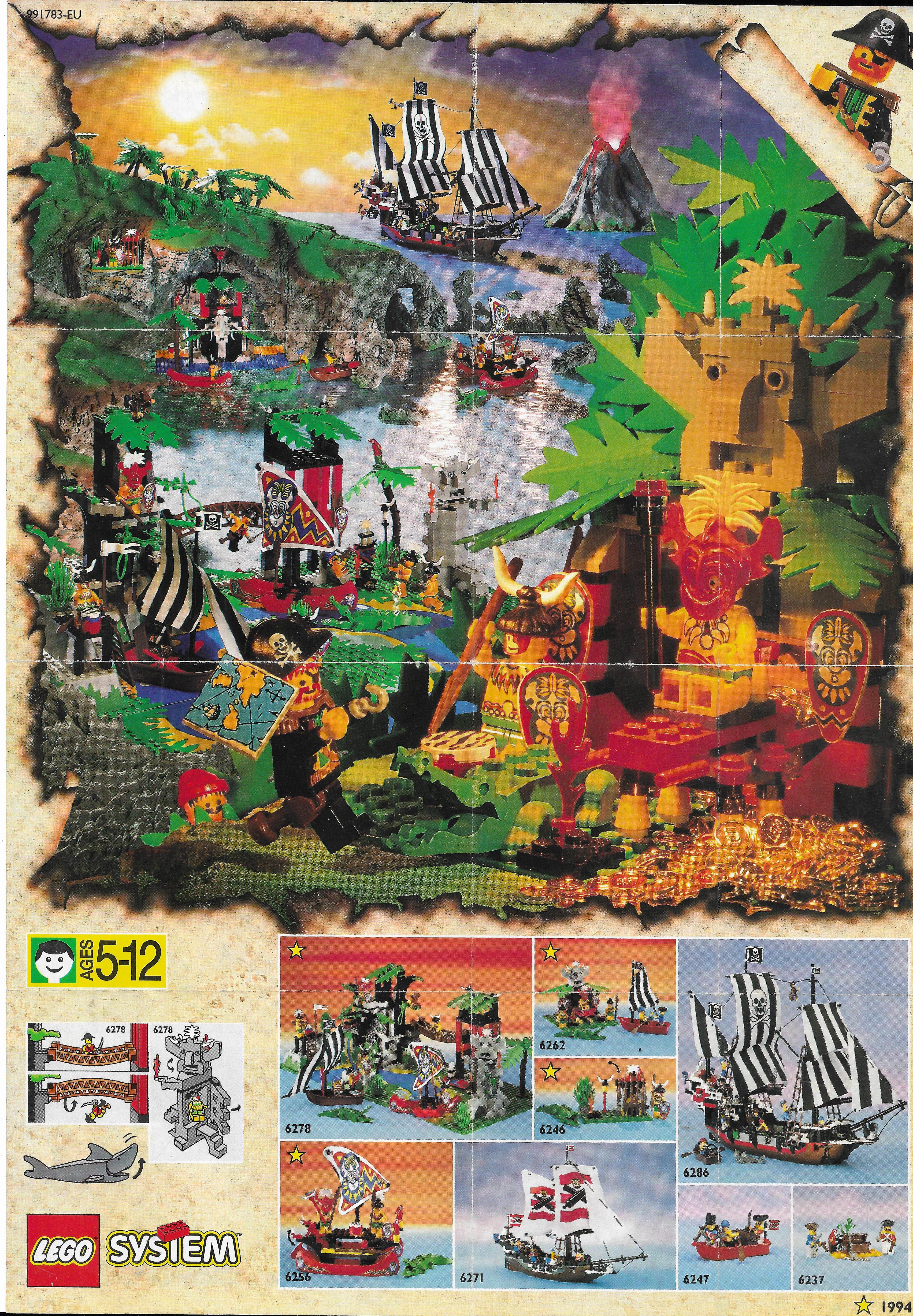 Lego Pirates insert 1994-ből