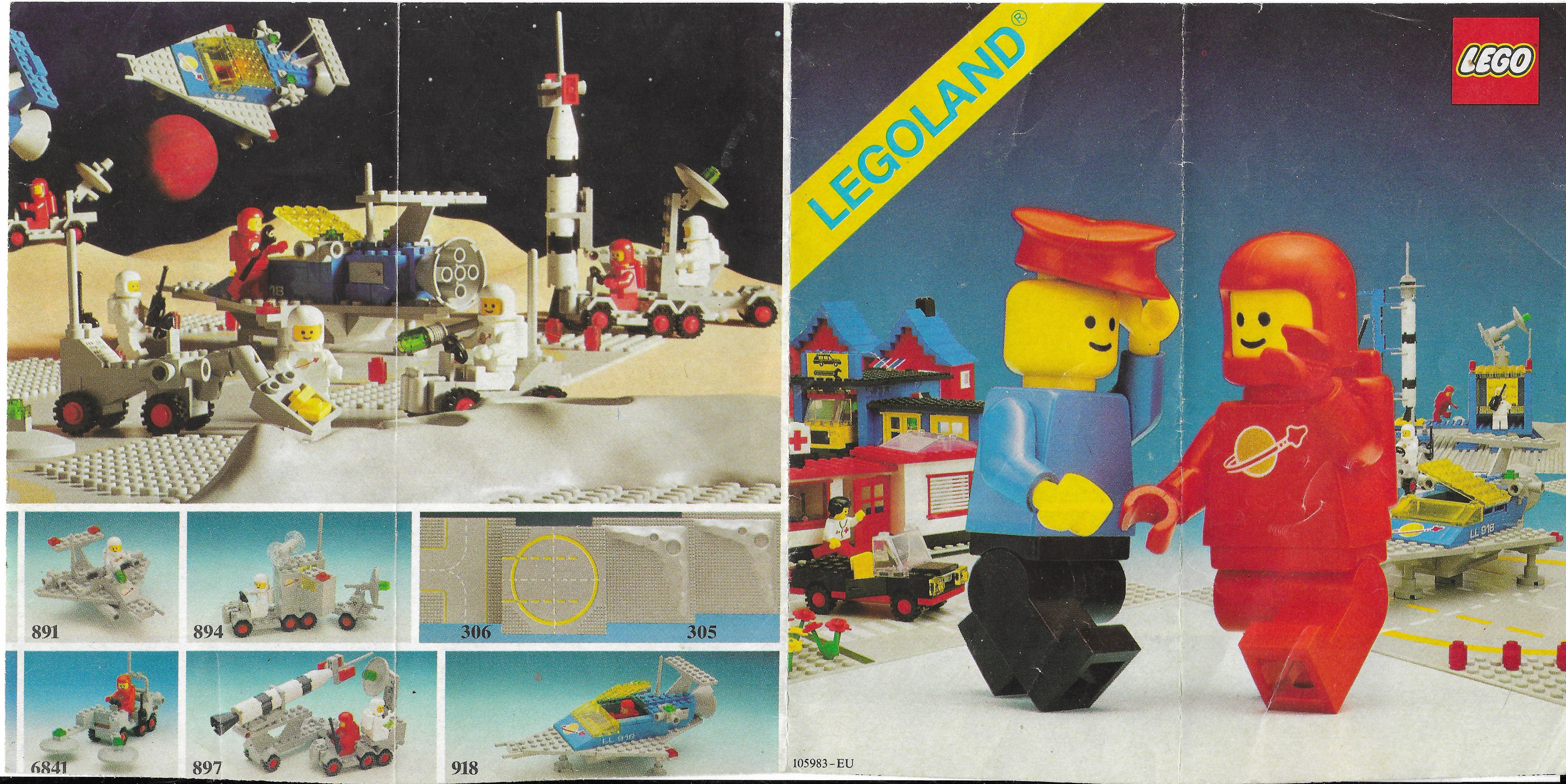 Kisméretű Lego insert 1980-ból