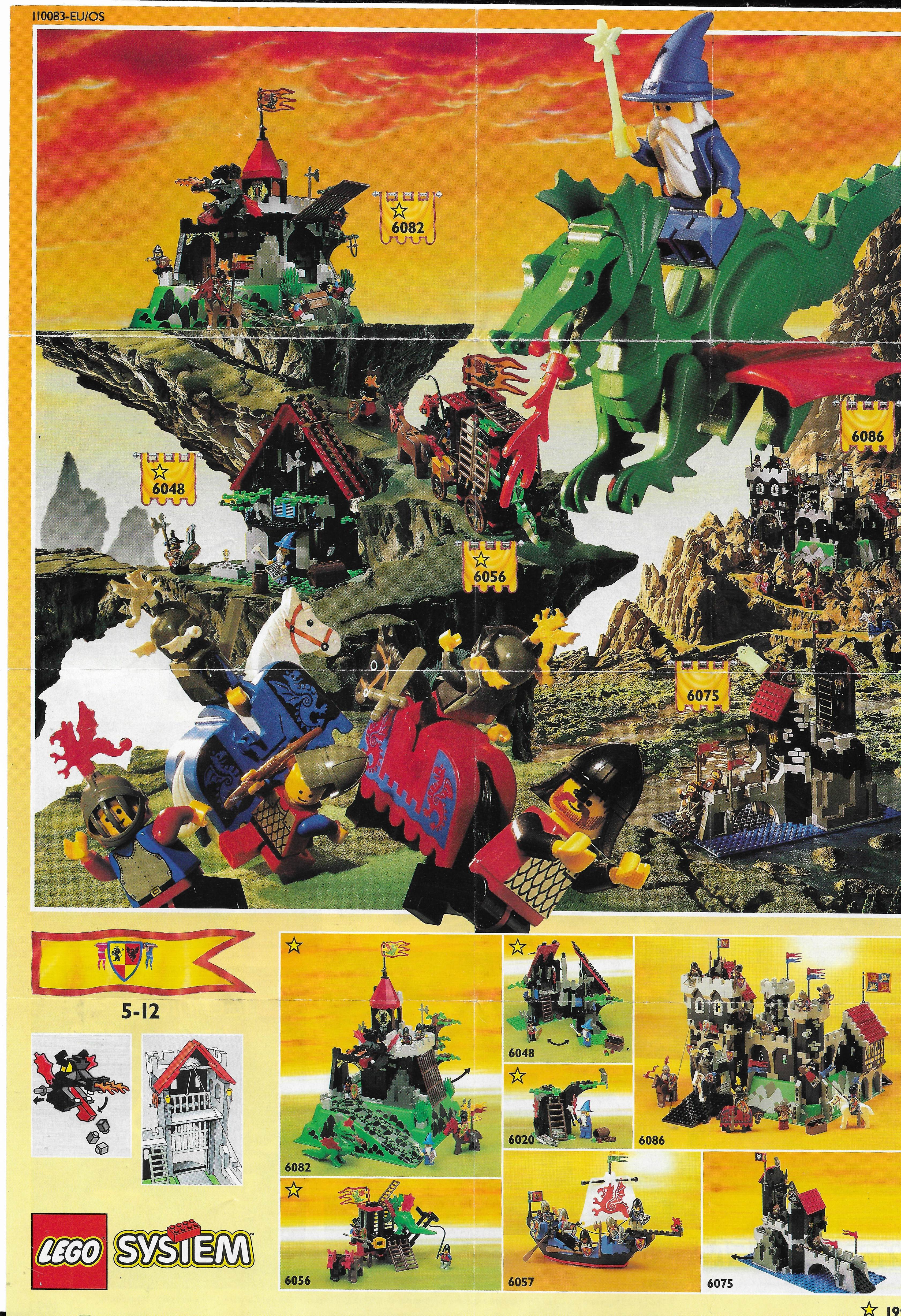 Lego Castle insert 1993-ból