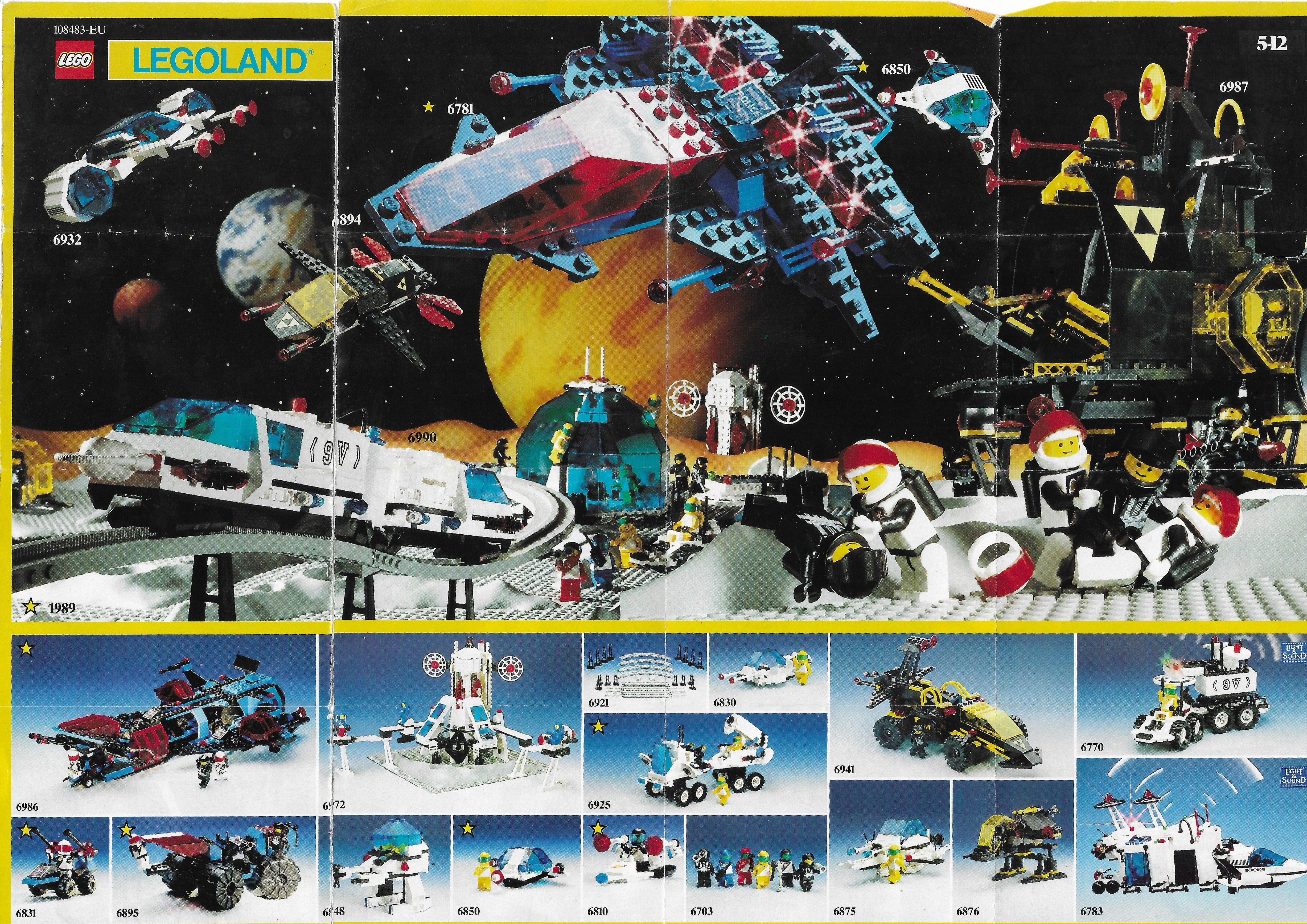 1989-es Lego Space insert