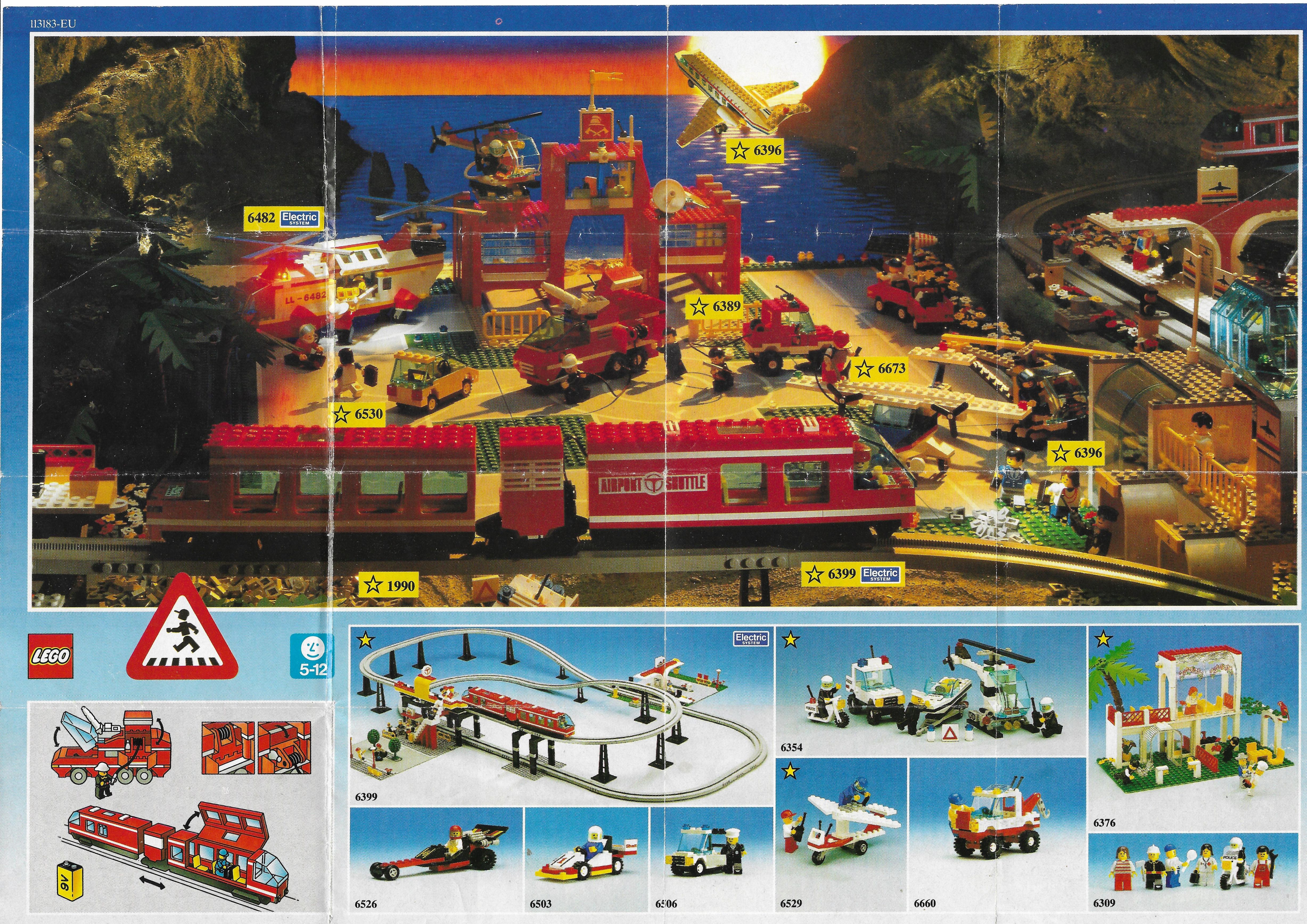 1990-es Lego Town/ Train insert