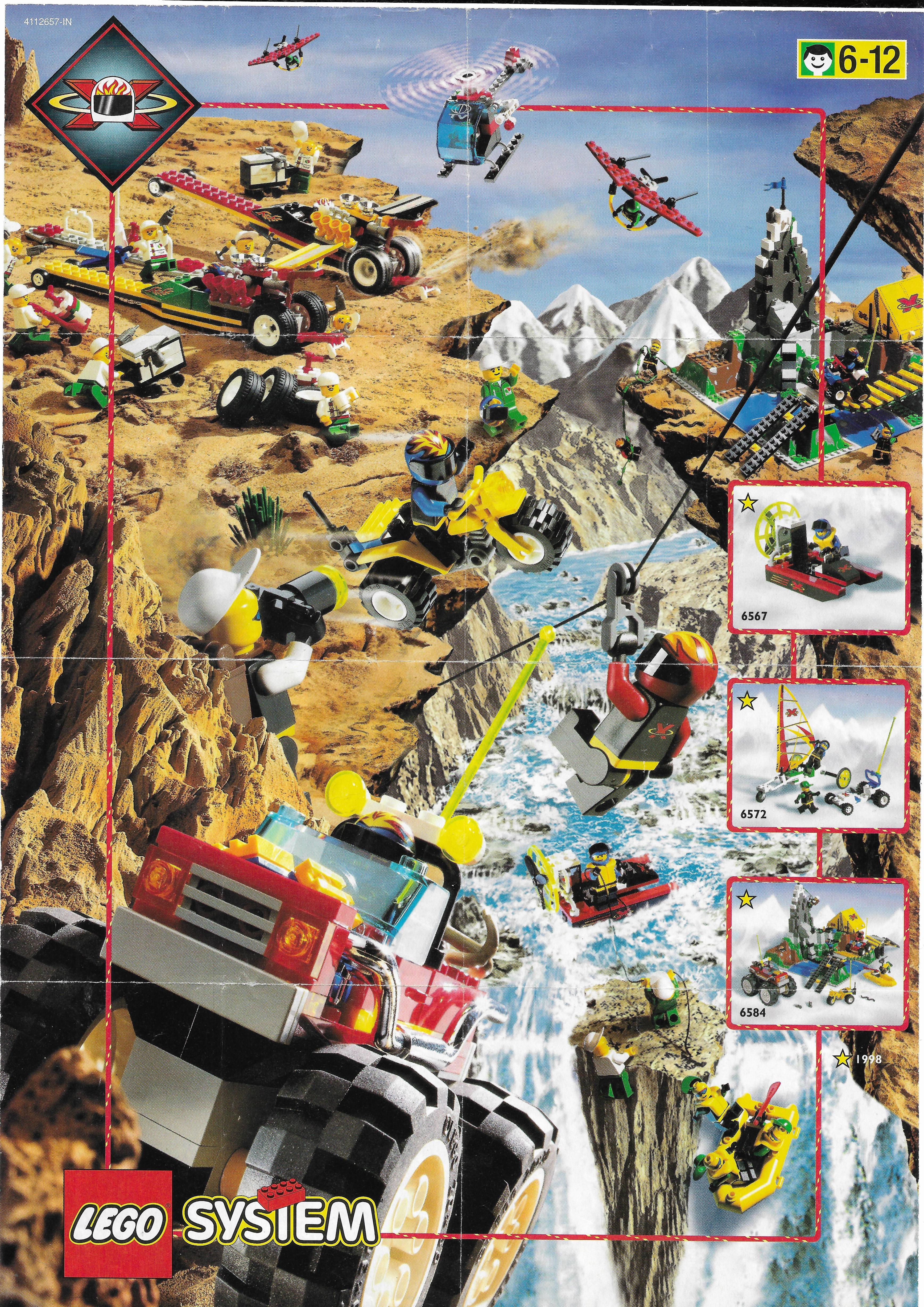 1998-as  Lego Town Extreme insert