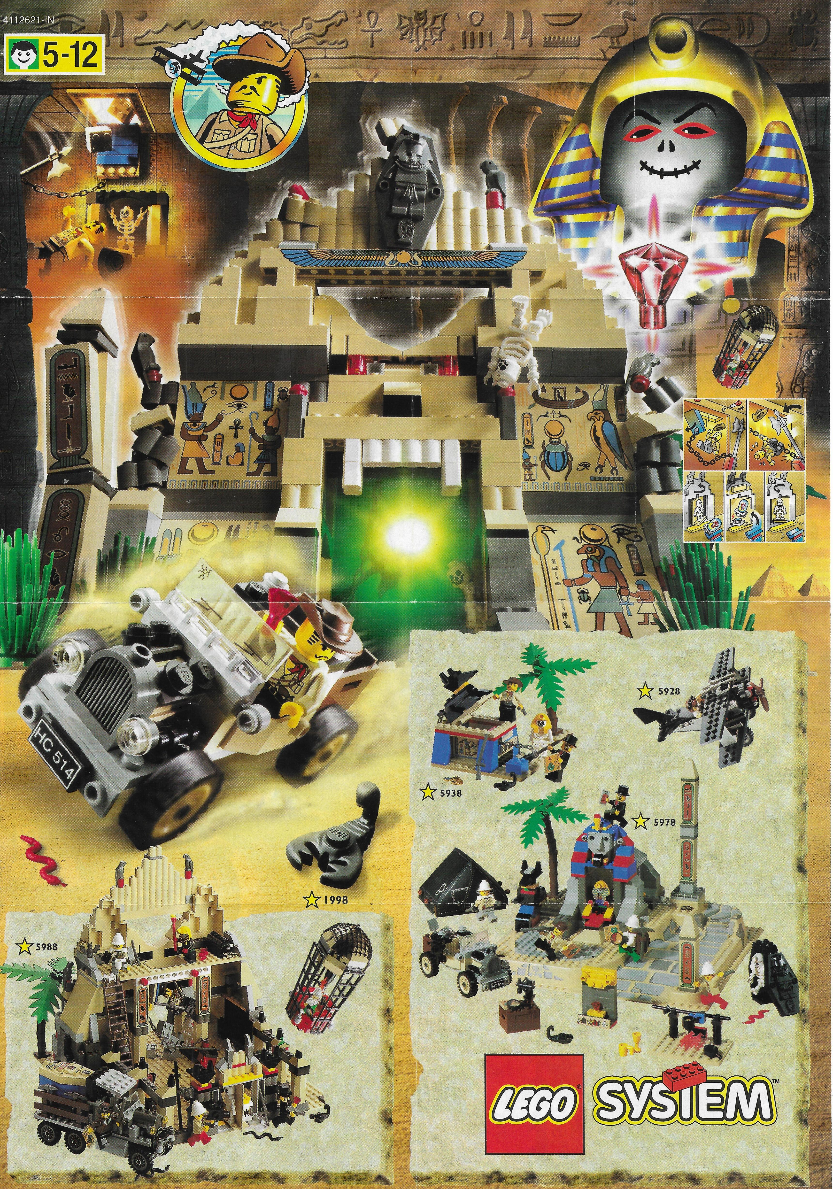 Lego Adventures insert 1998-ból