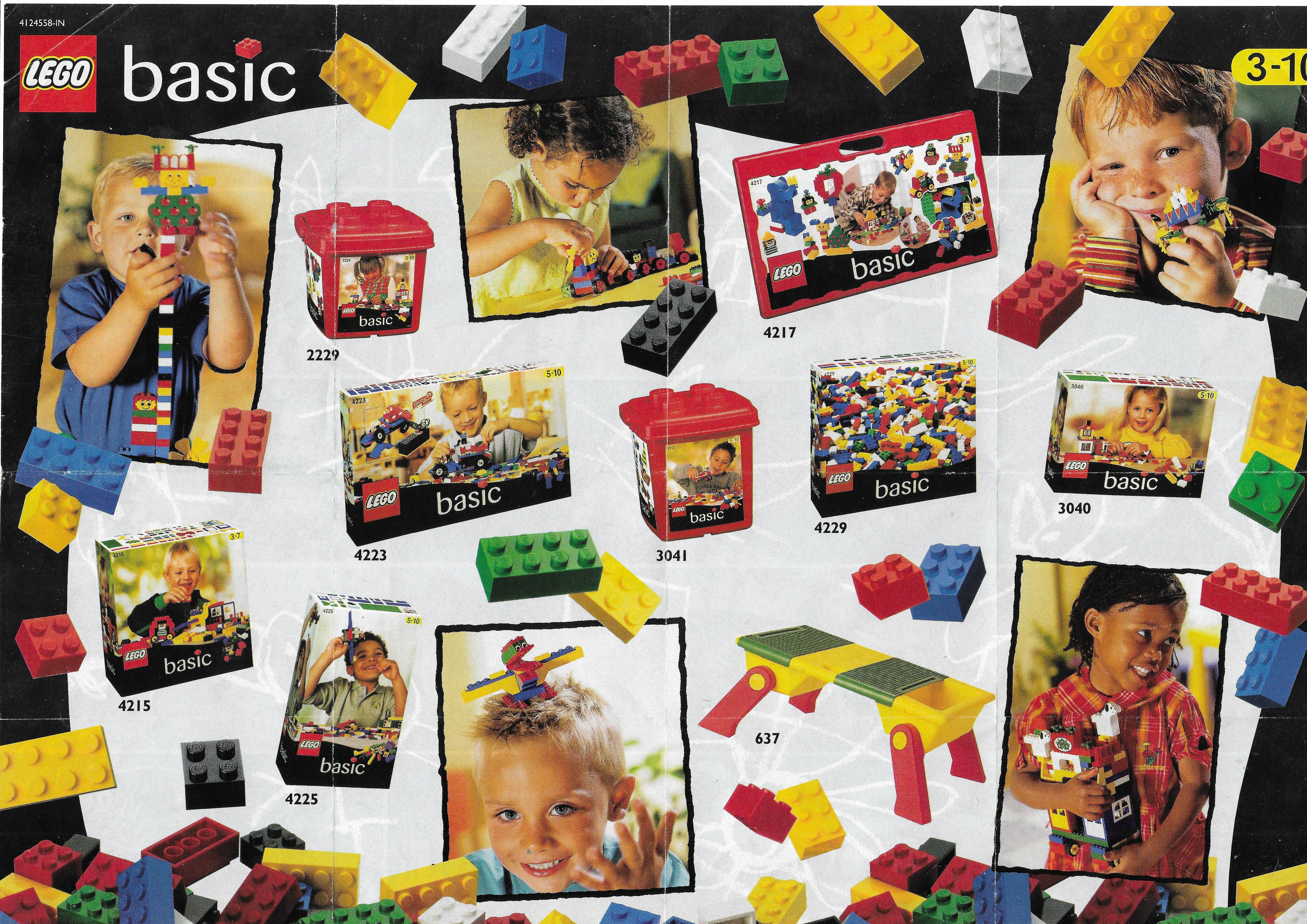 Lego Basic insert 1999-ből